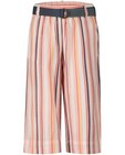 Pantalons - Jupe-culotte rose rayée Plop