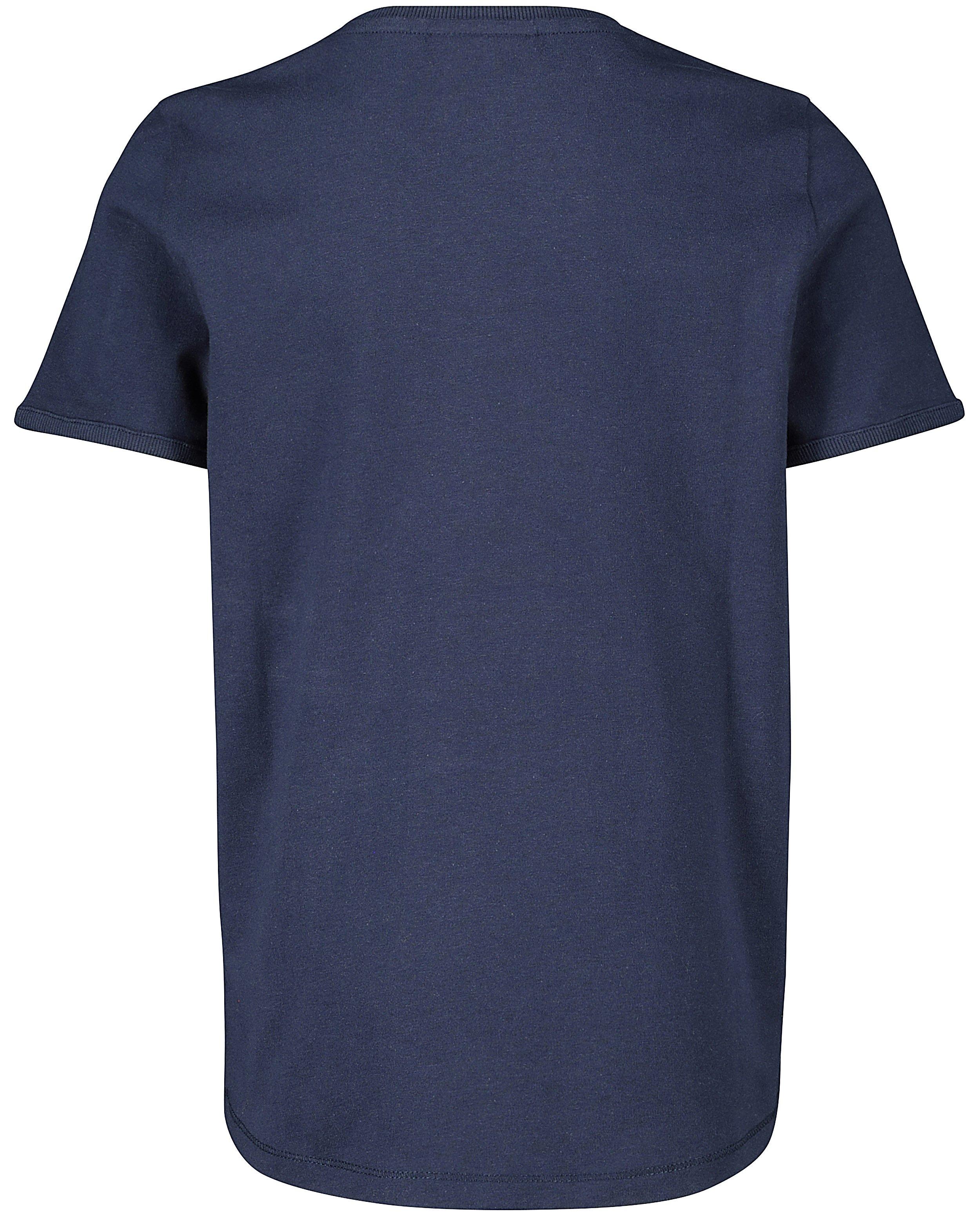 T-shirts - T-shirt bleu à inscription