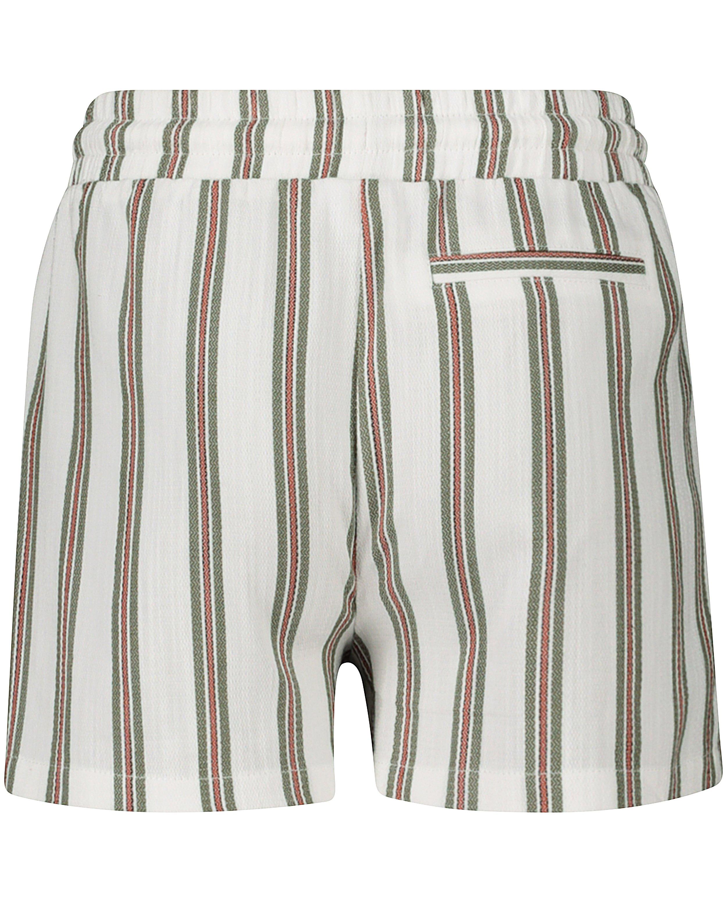 Shorts - Short blanc rayé