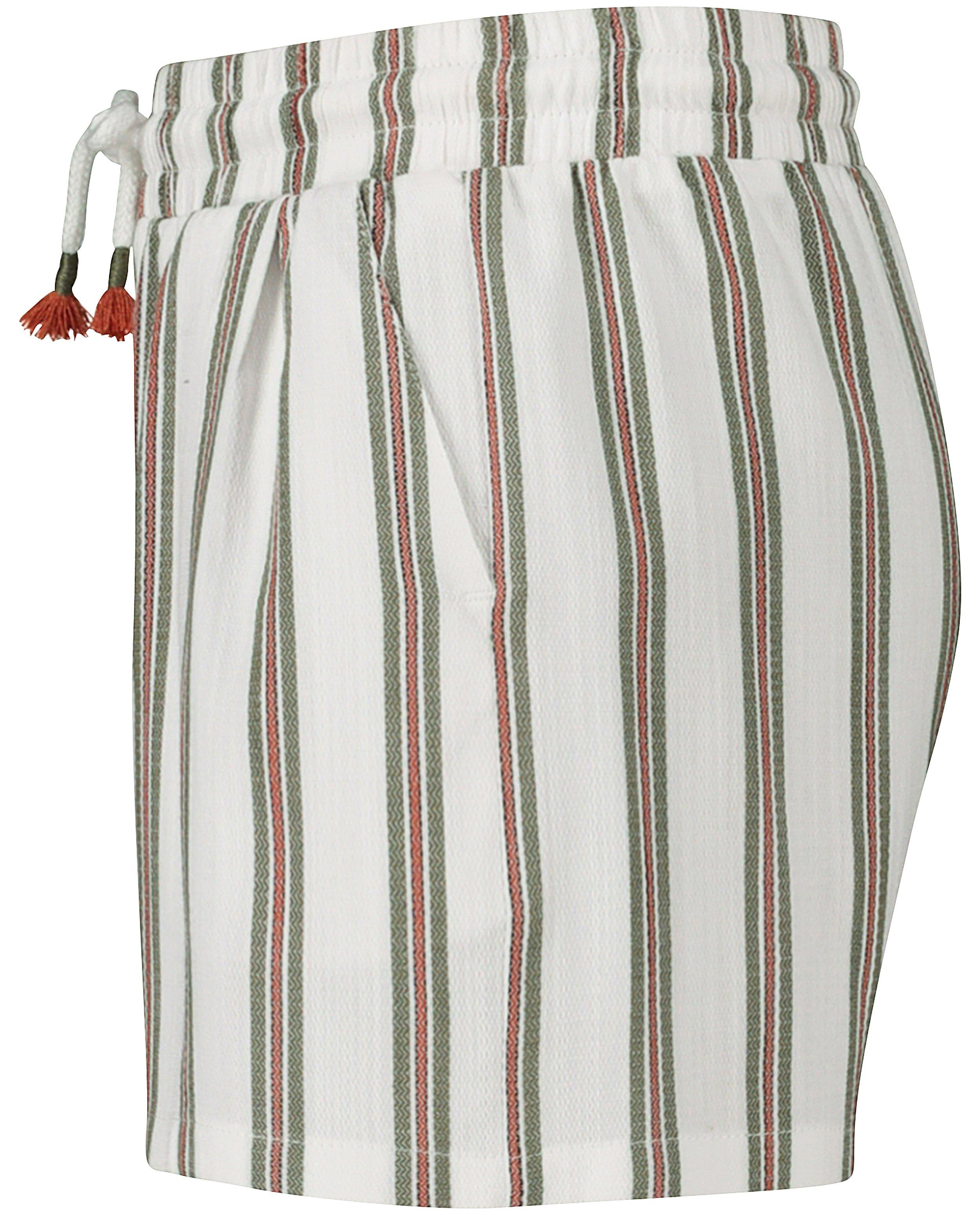 Shorts - Short blanc rayé