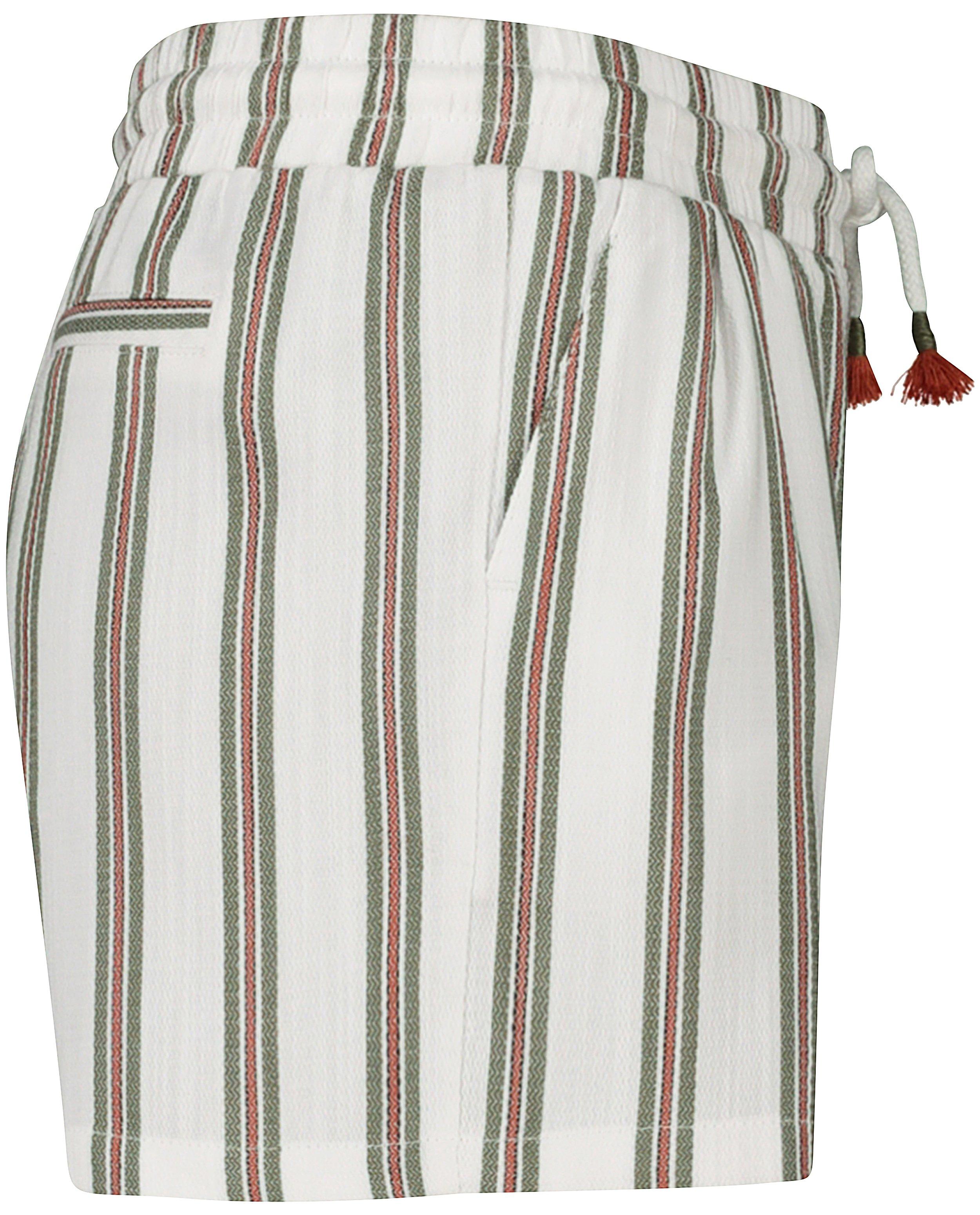 Shorts - Short blanc rayé