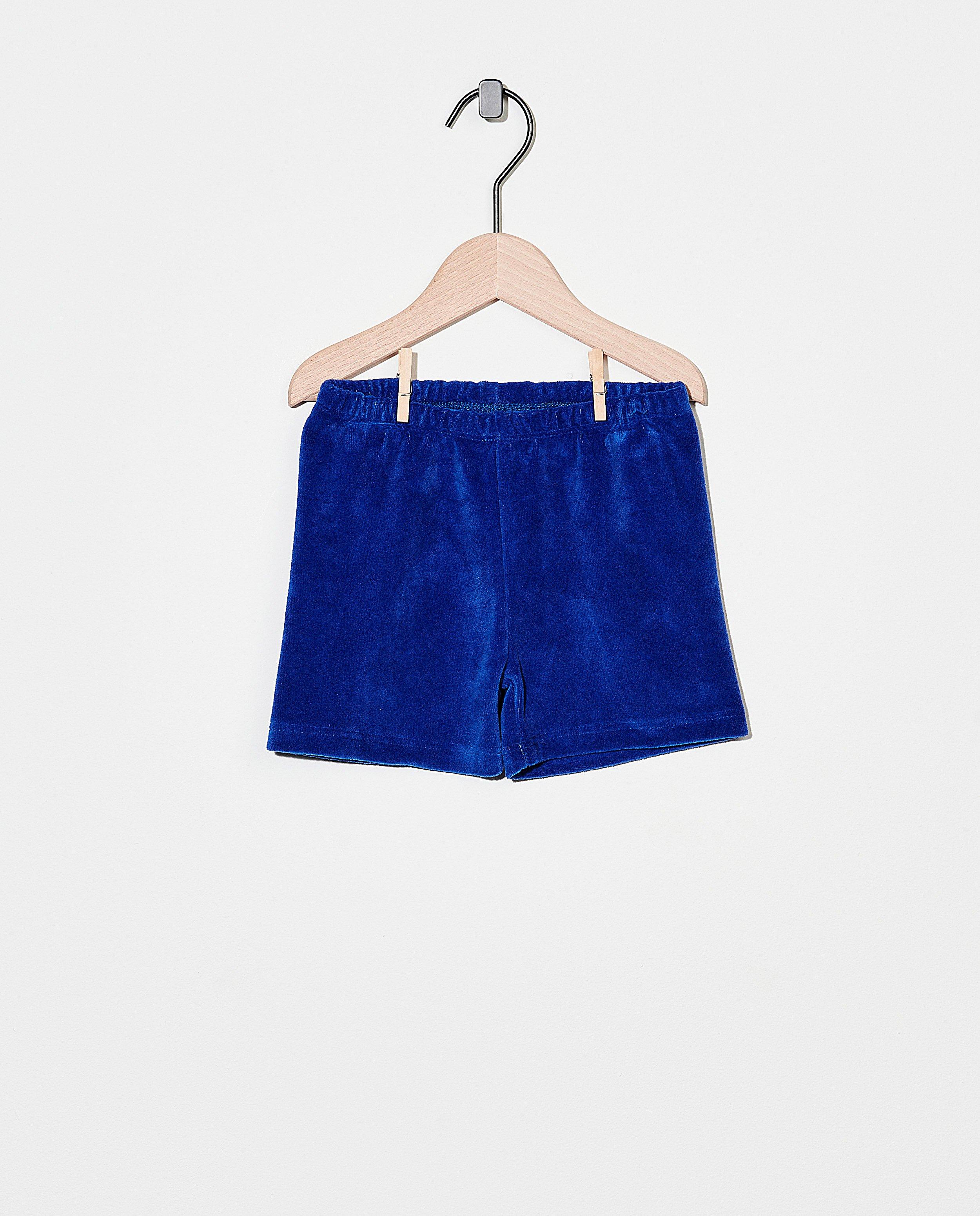 Short en éponge bleu Froy & Dind - bleu cobalt - Froy en Dind
