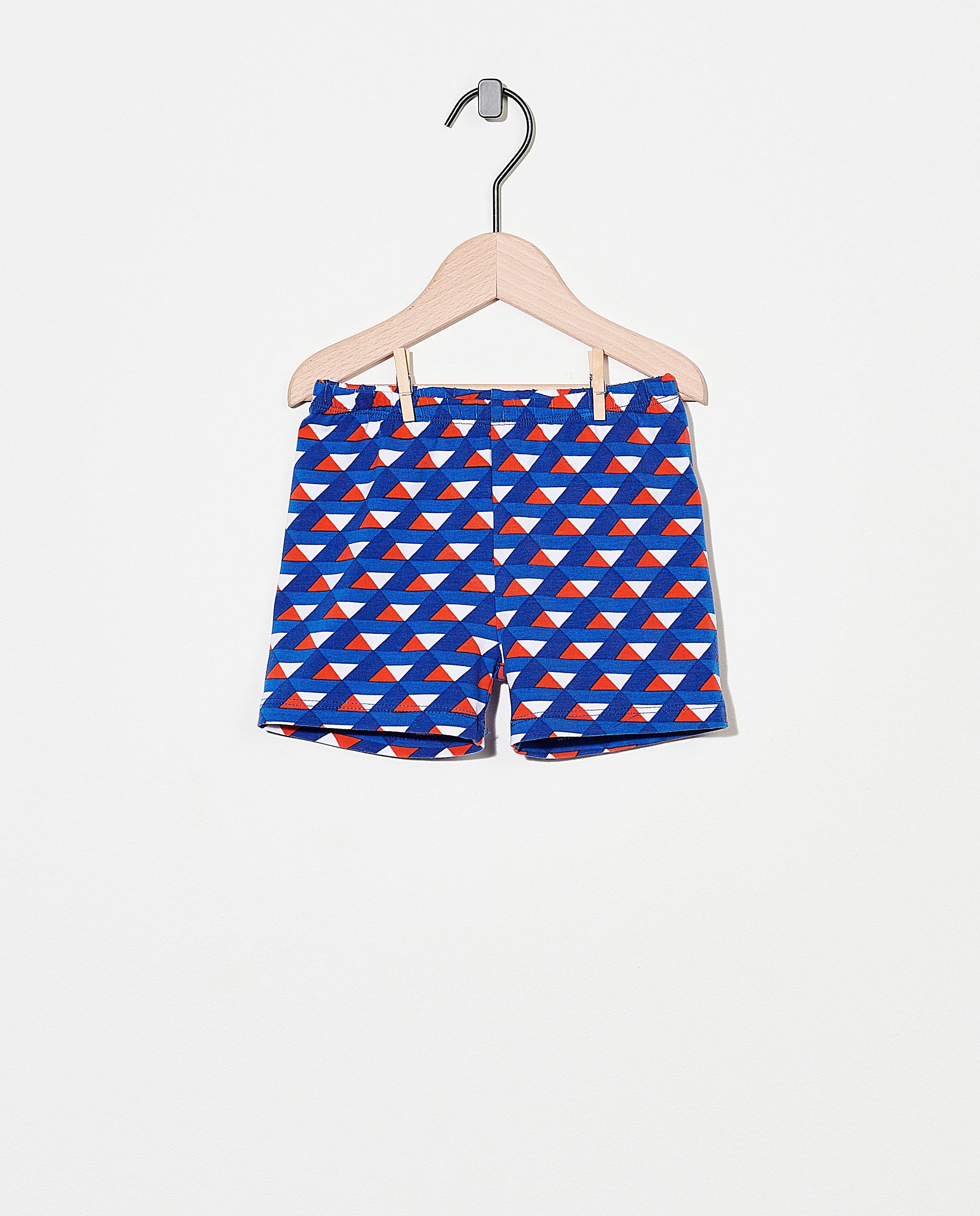 Short bleu à imprimé Froy & Dind - imprimé intégral - Froy en Dind