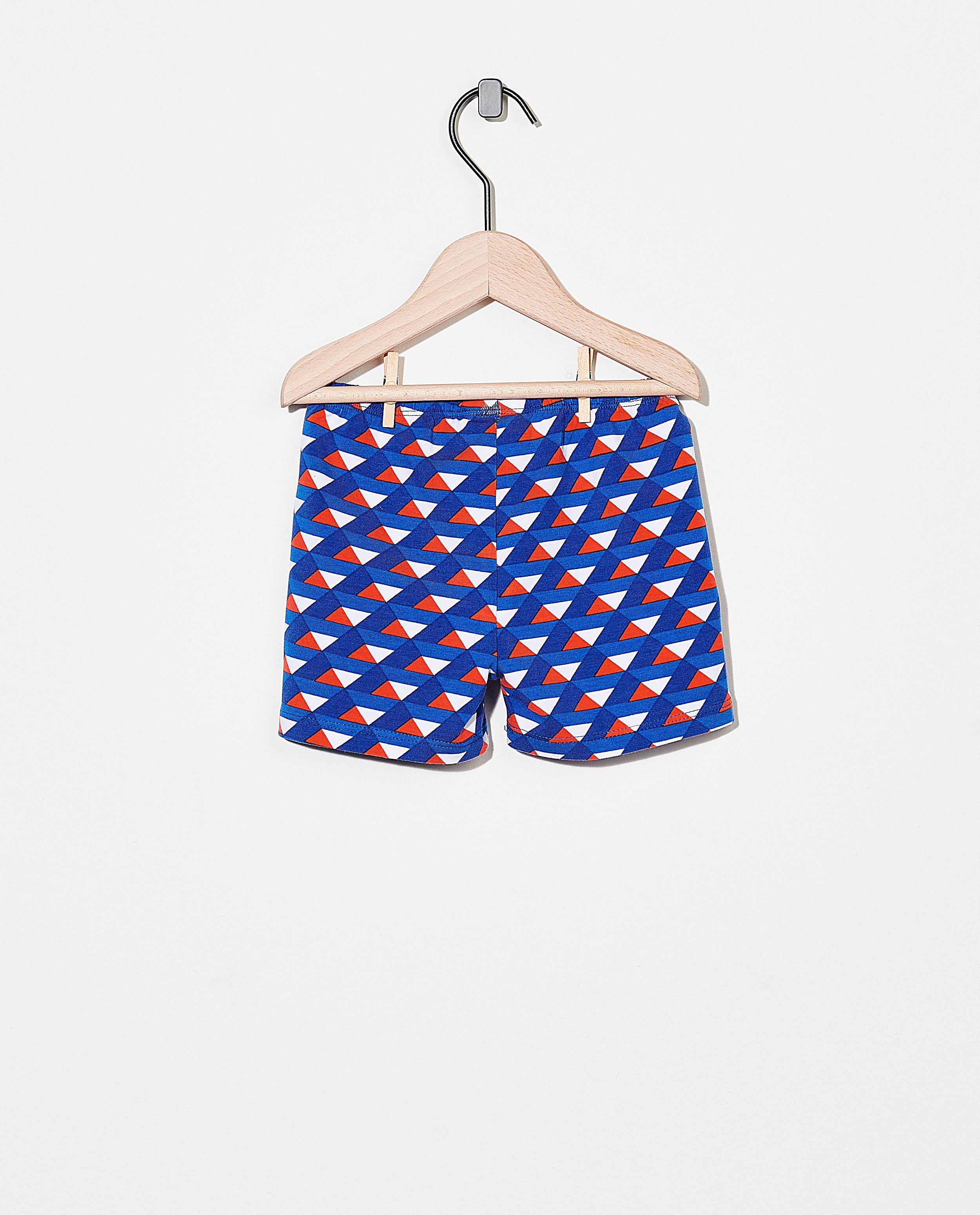 Shorts - Short bleu à imprimé Froy & Dind
