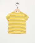 T-shirts - Geel T-shirtje met strepen