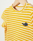 T-shirts - T-shirt jaune à rayures