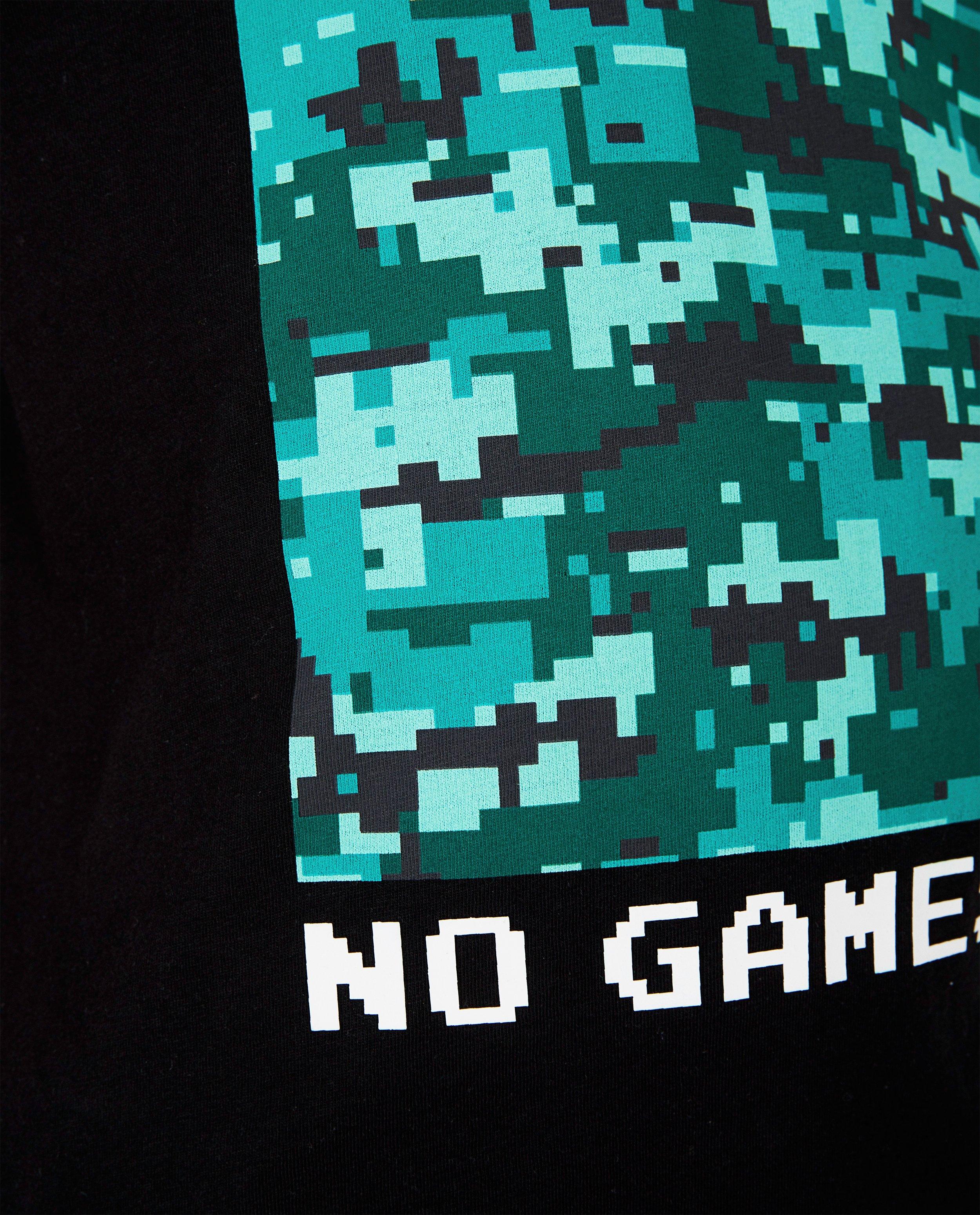T-shirts - Zwart shirt met print Gers Pardoel