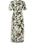 Kleedjes - Beige jurk met print JoliRonde