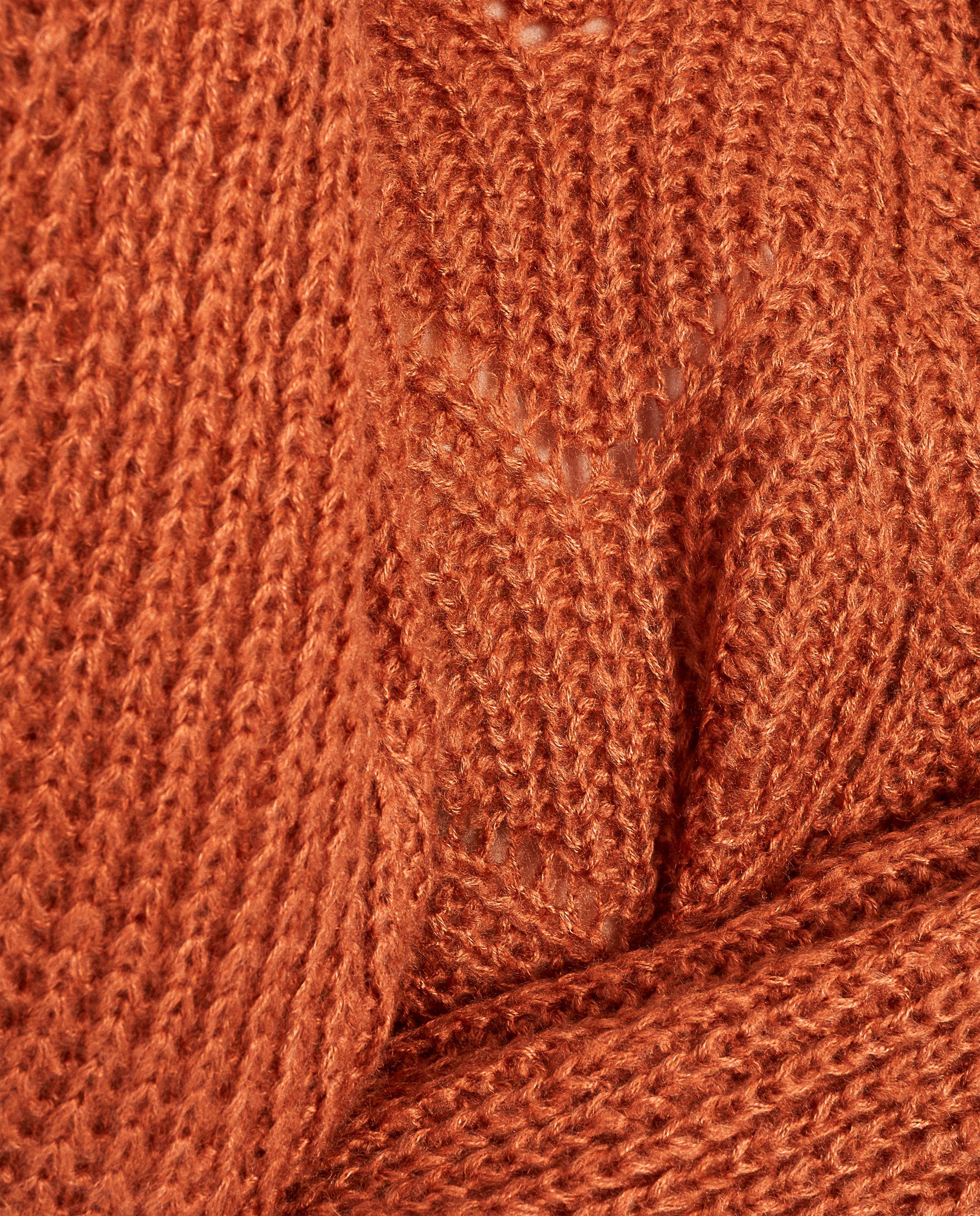 Roestbruine trui met ajourpatroon - Product Detail - bruin - afbeelding nummer 4