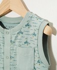 Jumpsuits - Blauwe romper met print Fixoni