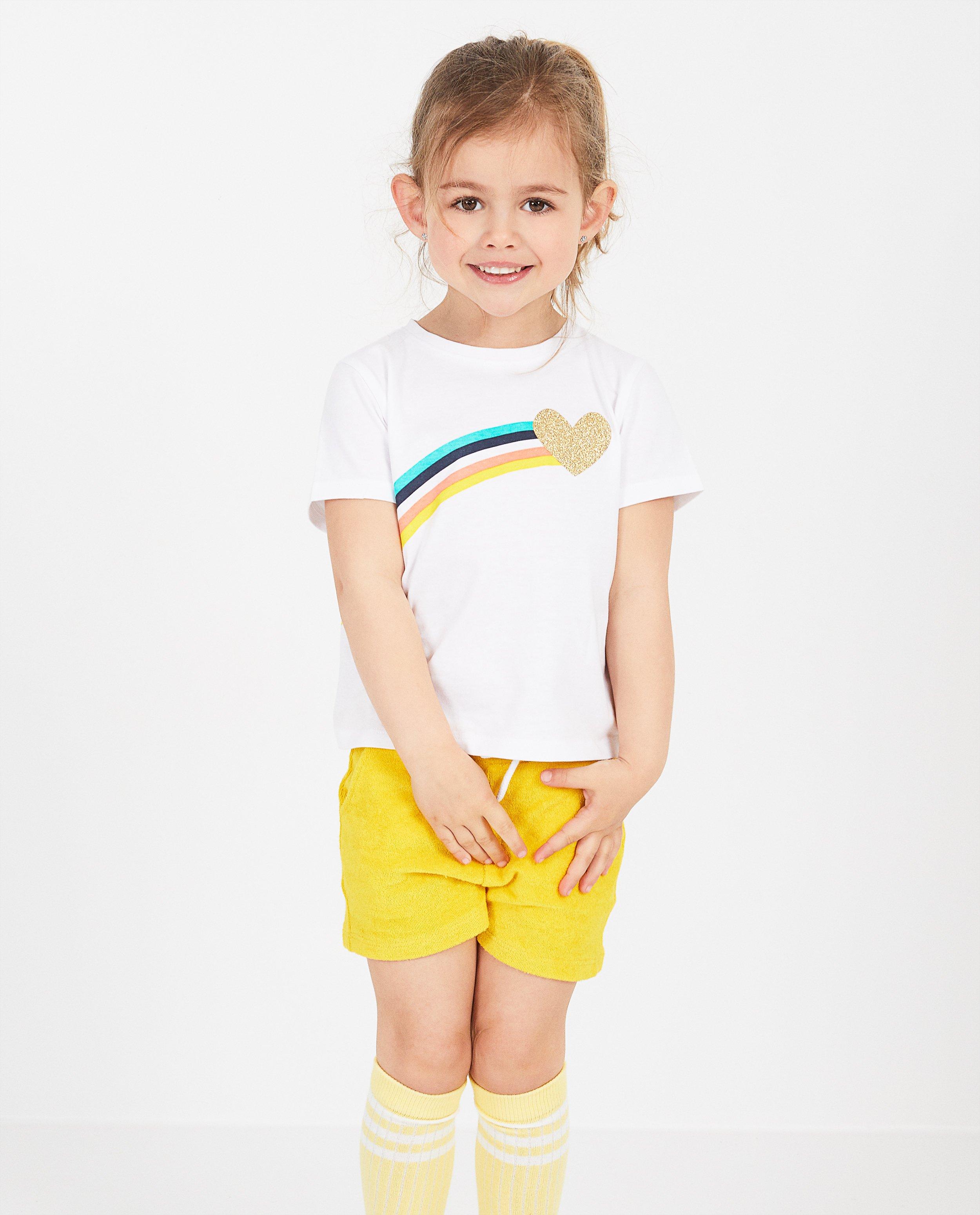 T-shirt met regenboog BESTies - Product Detail - wit - afbeelding nummer 2