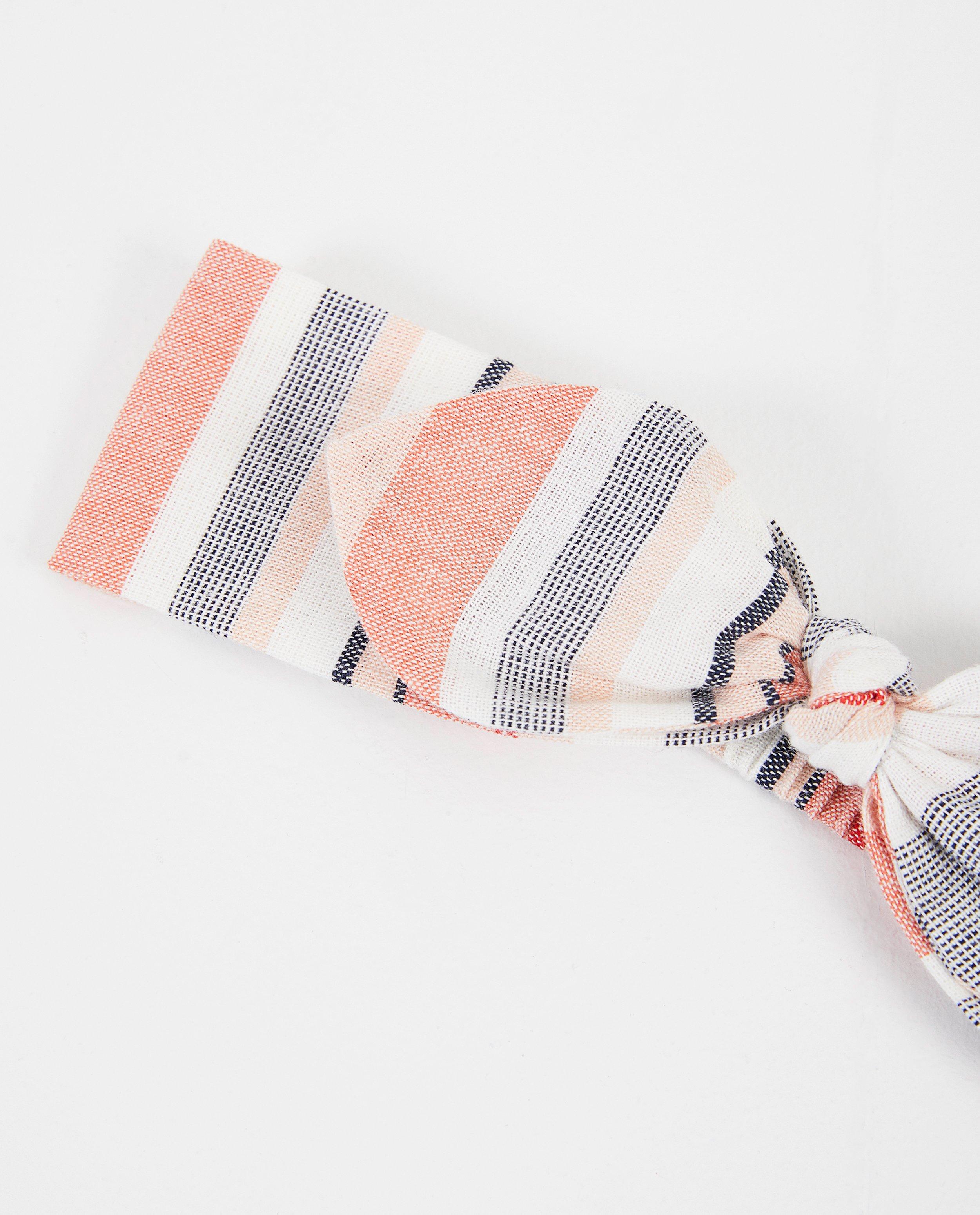 Bonneterie - Bandeau rose avec nœud papillon