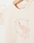 T-shirts - Roze T-shirt met print Fixoni