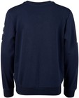 Sweaters - Blauwe sweater met print s.Oliver