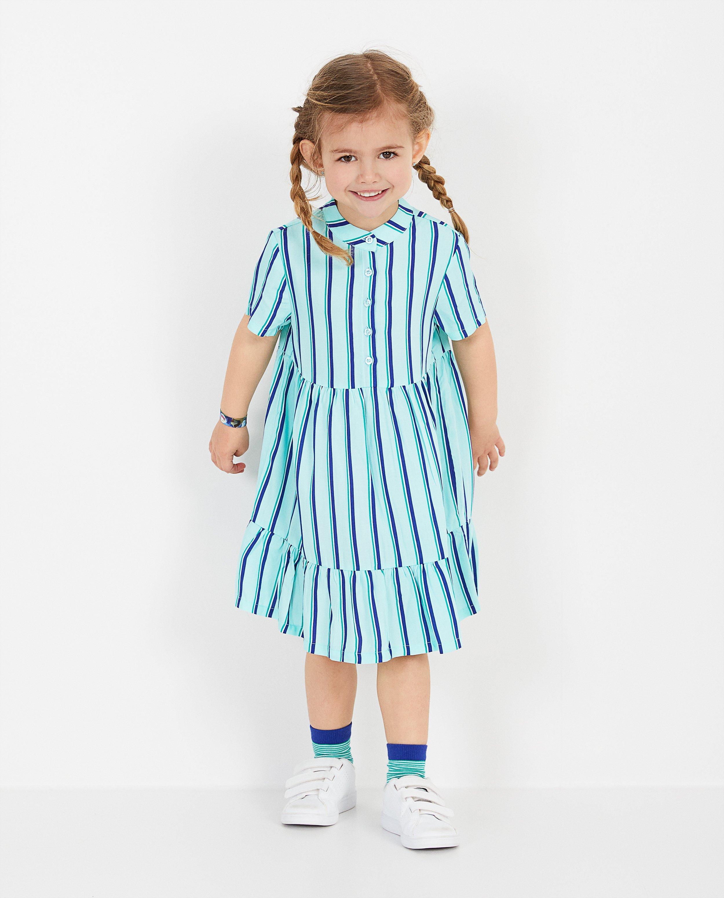 Groene jurk met print Heidi - allover - Heidi