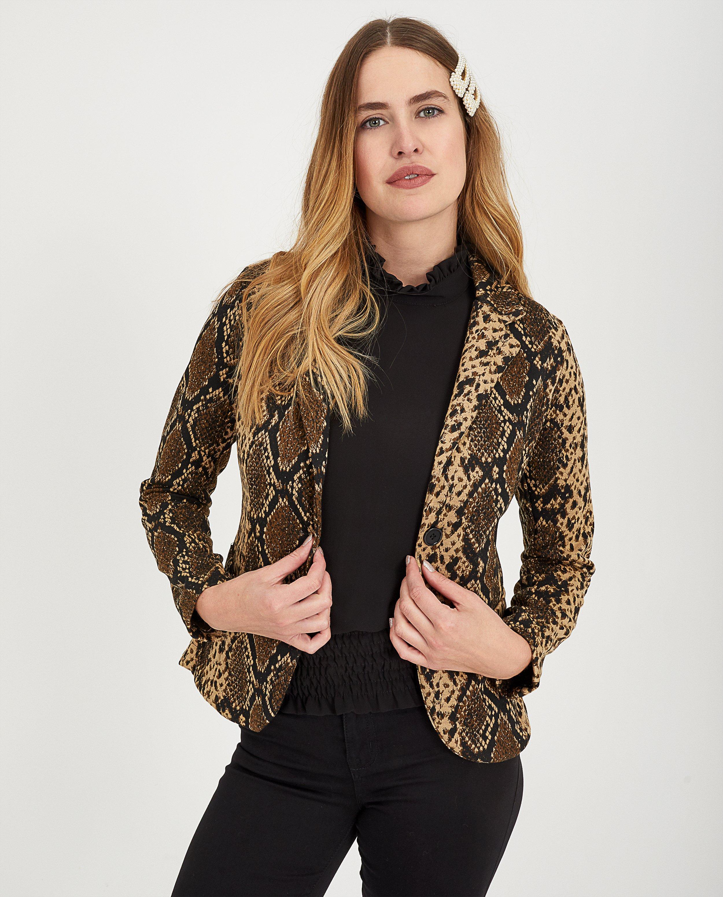 Blazers - Blazer met dierenprint Ella Italia