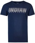 T-shirt bleu Indian Blue Jeans - à inscription - Indian Blue Jeans