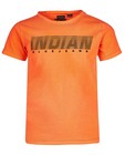 T-shirt orange Indian Blue Denim - imprimé relief - Indian Blue Jeans