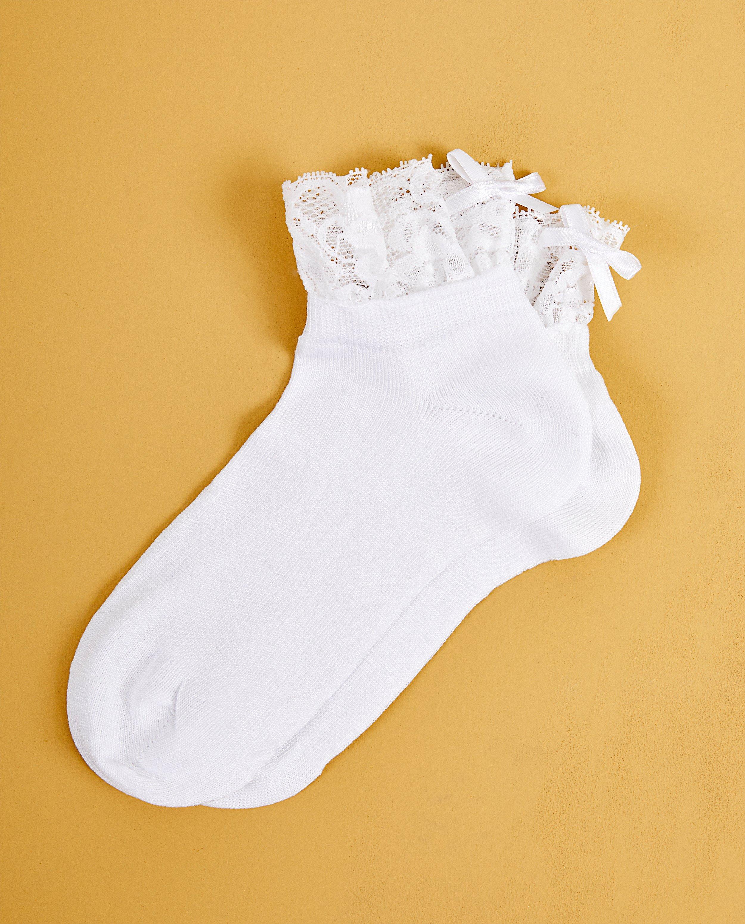 Witte kousen met kant Communie - Product Detail - wit - afbeelding nummer 1