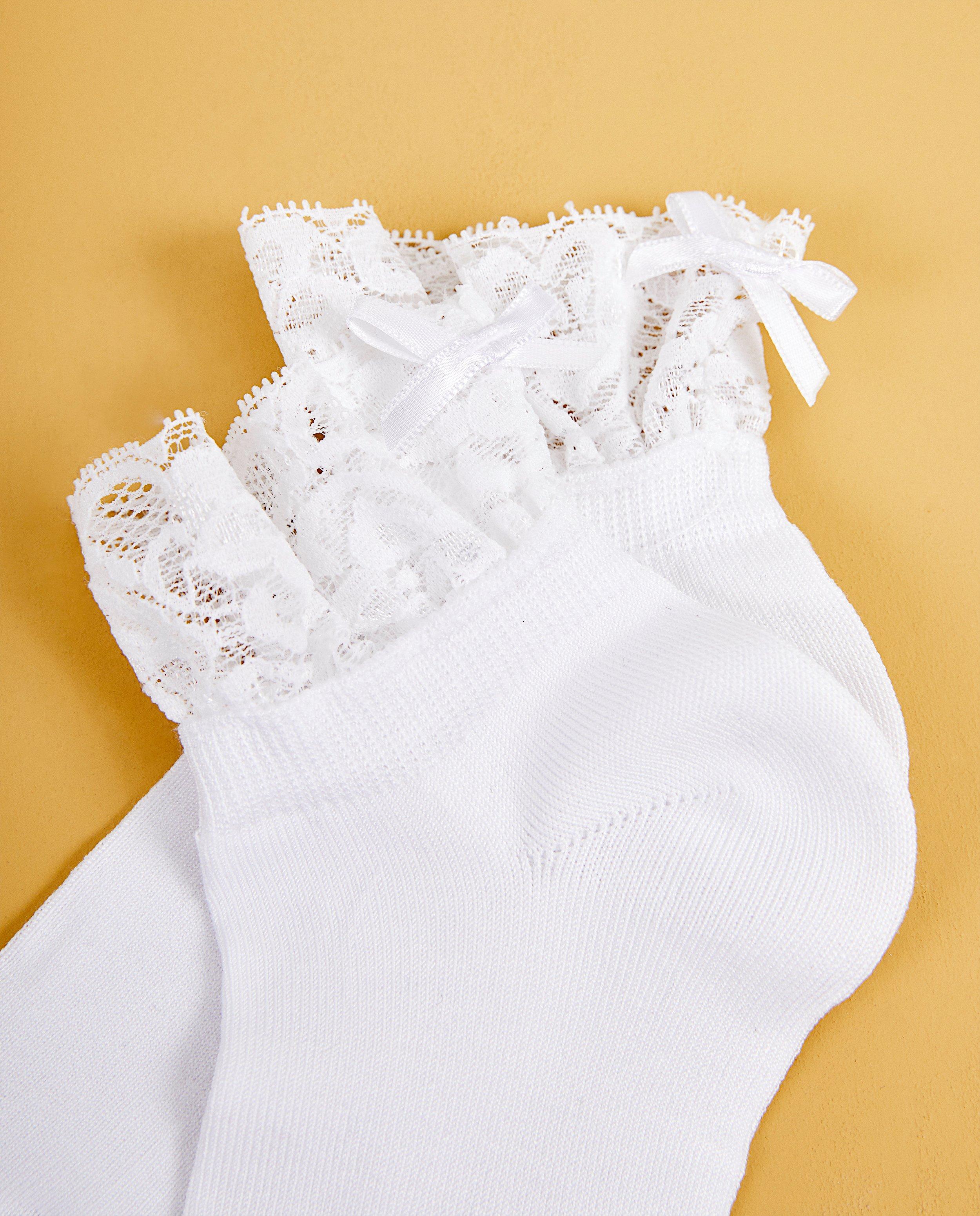 Witte kousen met kant Communie - Product Detail - wit - afbeelding nummer 2