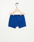 Shorts - Short bleu molletonné en coton bio