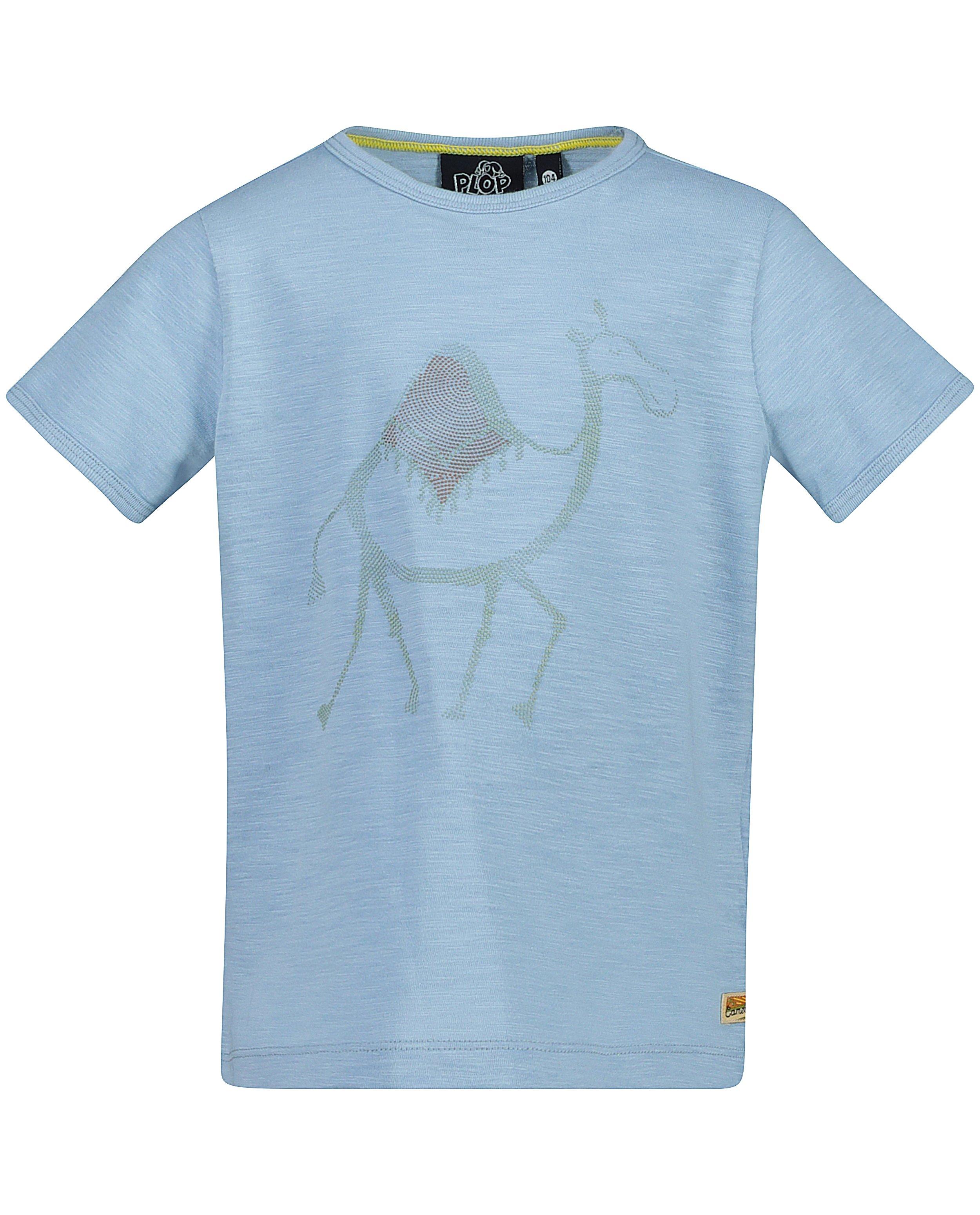 T-shirts - Blauw T-shirt met print Plop