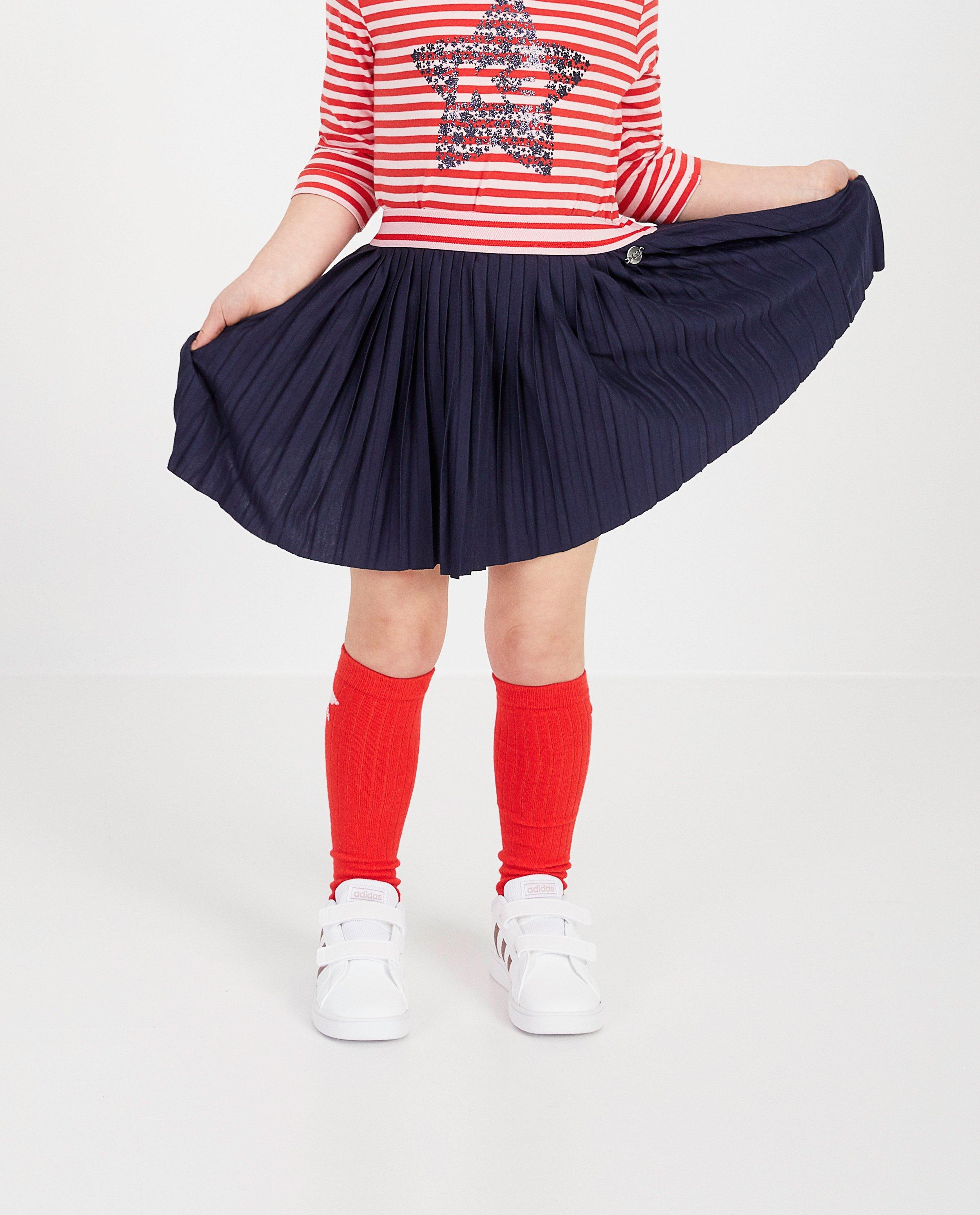 Blauwe rok van pliss&eacute; K3 - Product Detail - donkerblauw - afbeelding nummer 2