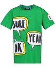 Groen T-shirt B'Chill - met print - B'Chill