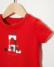 T-shirts - T-shirt rouge en coton bio