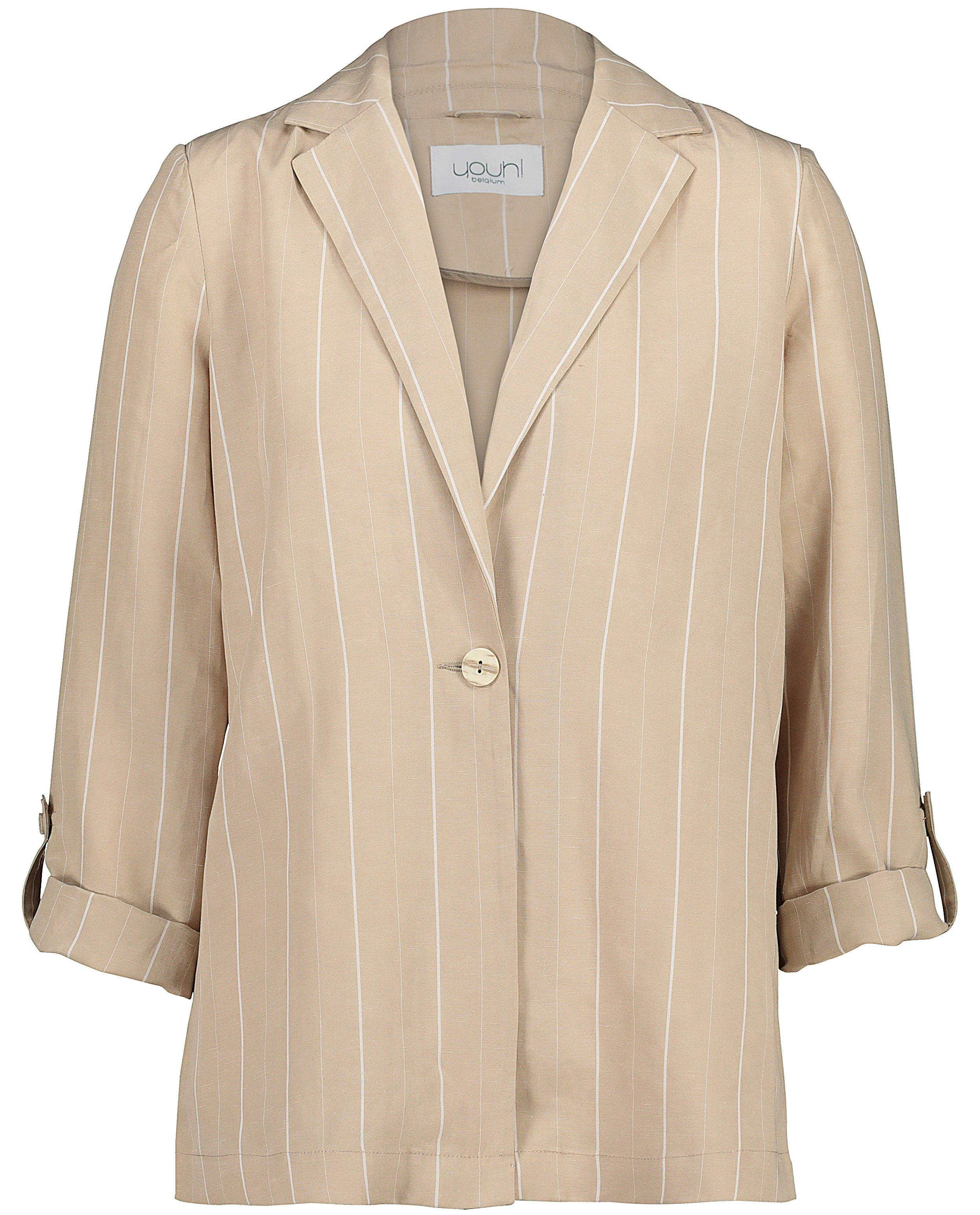 Blazers - Beige vest met strepen Youh!
