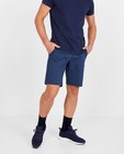 Shorts - Bermuda bleu à micro-imprimé
