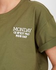 T-shirts - Groen T-shirt met opschrift