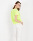 T-shirts - T-shirt jaune fluo Youh!