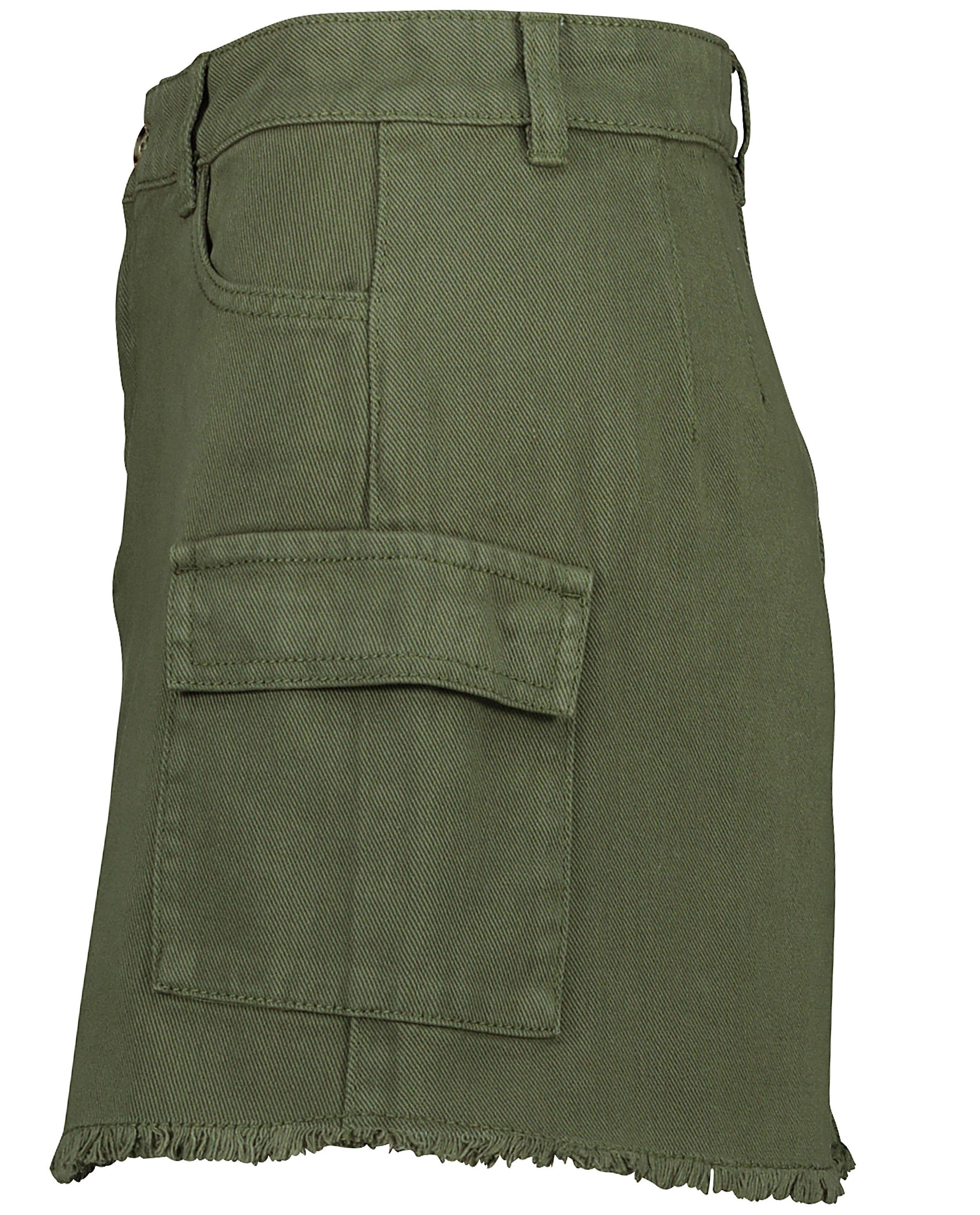 Rokken - Groene rok met rafels