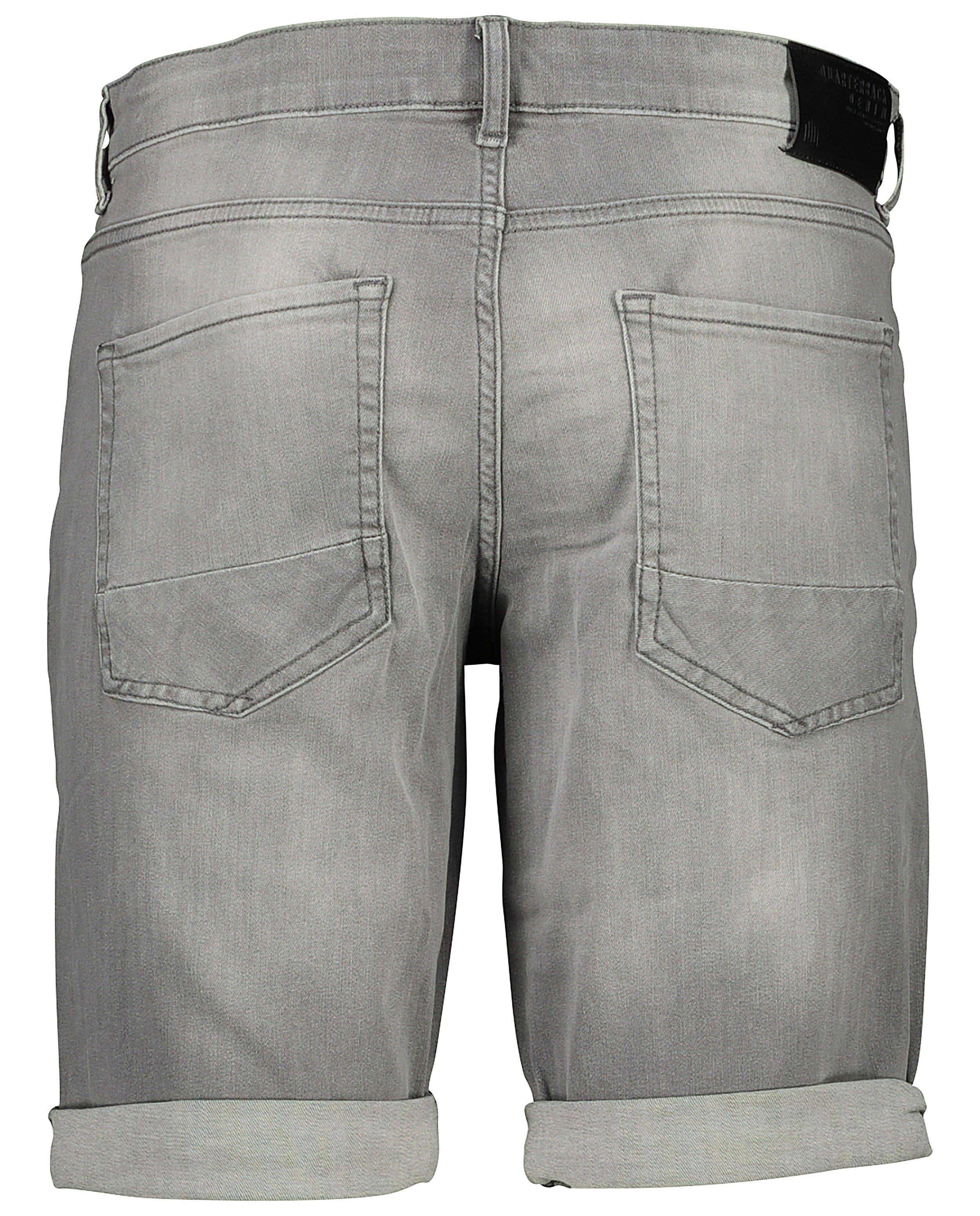 Shorten - Lichtgrijze bermuda van denim