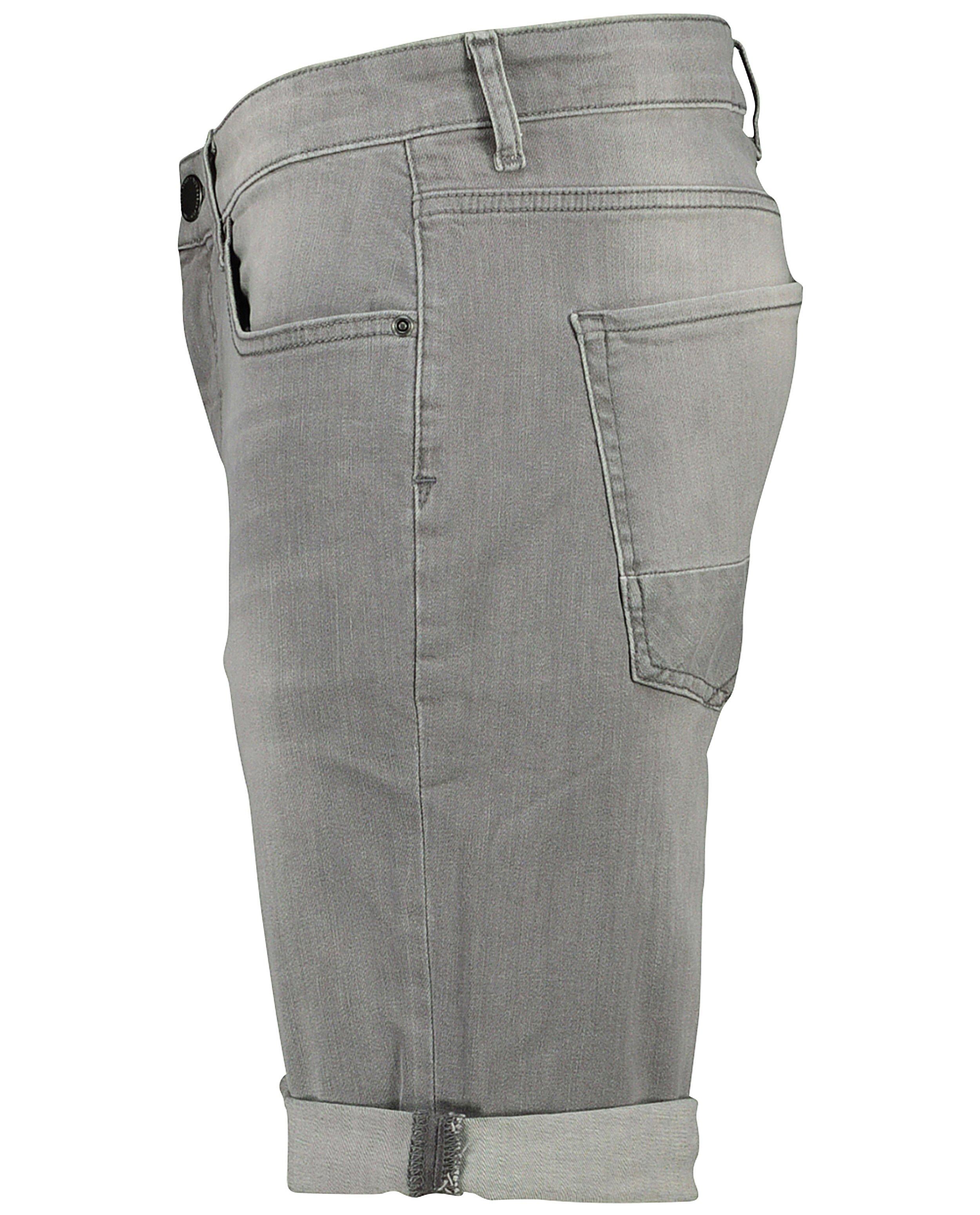 Shorten - Lichtgrijze bermuda van denim