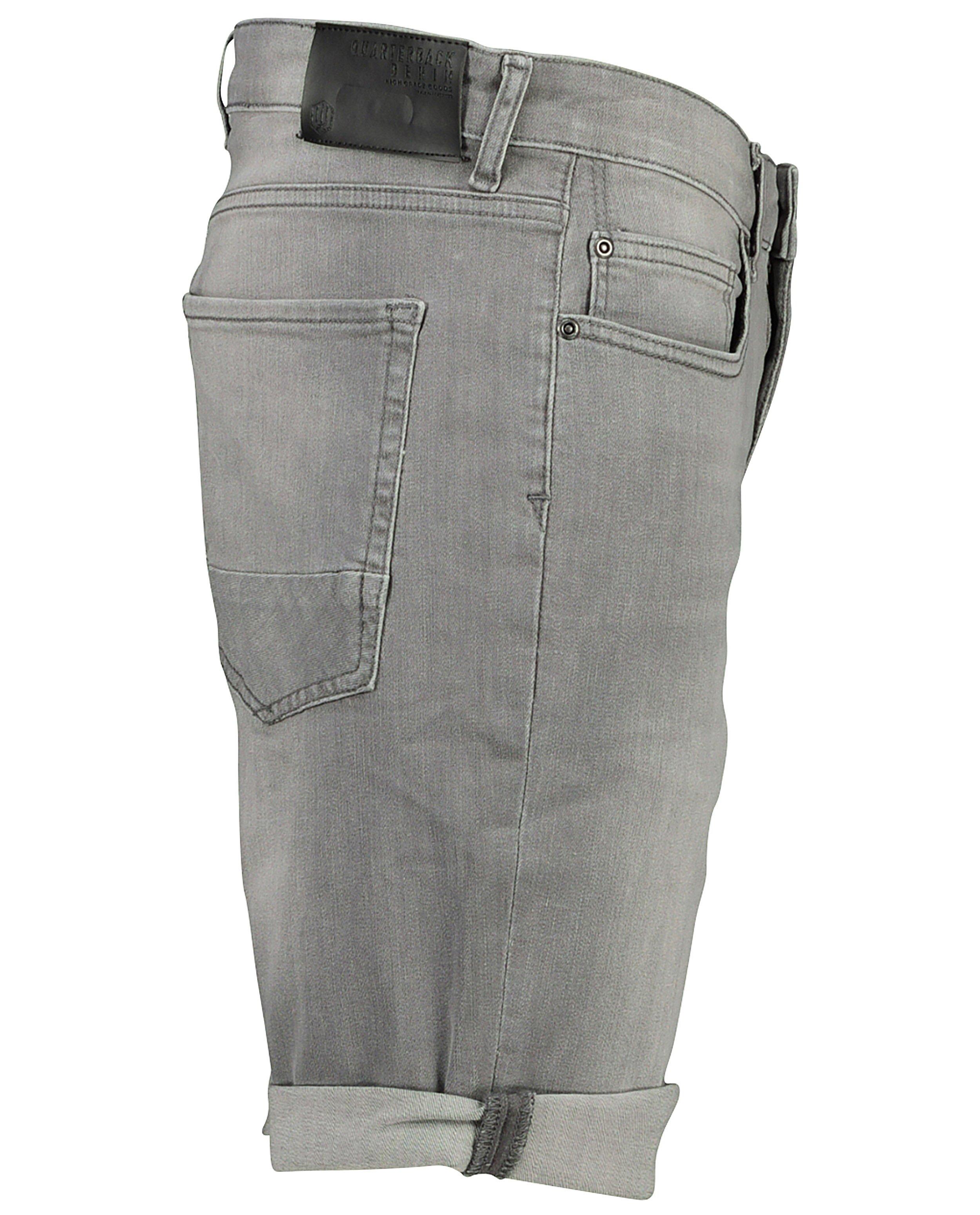 Shorten - Lichtgrijze bermuda van denim