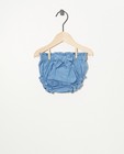 Culotte bleue avec un nœud papillon - unie - Newborn 50-68