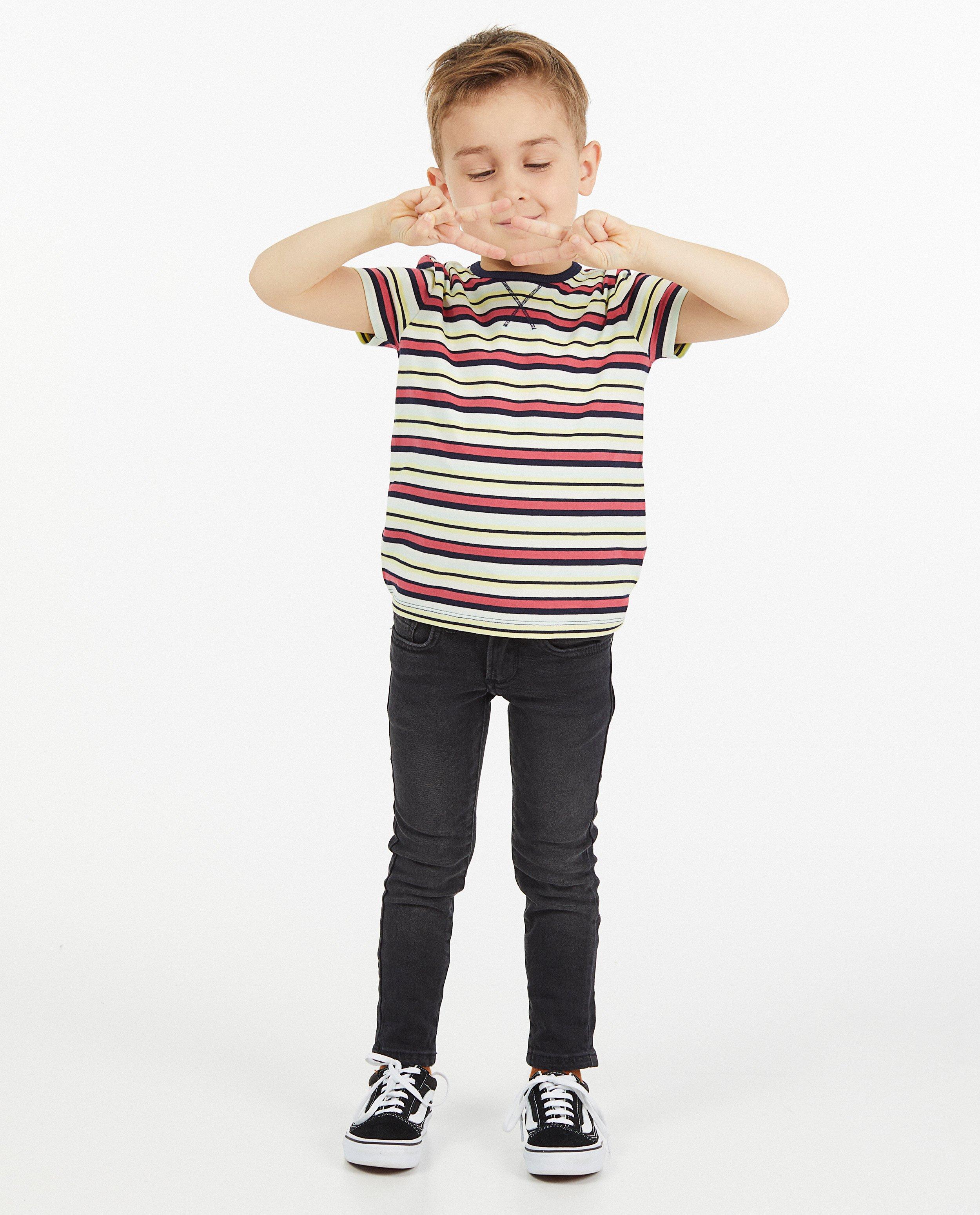 Skinny gris JOEY, 2-7 ans - stretch - JBC