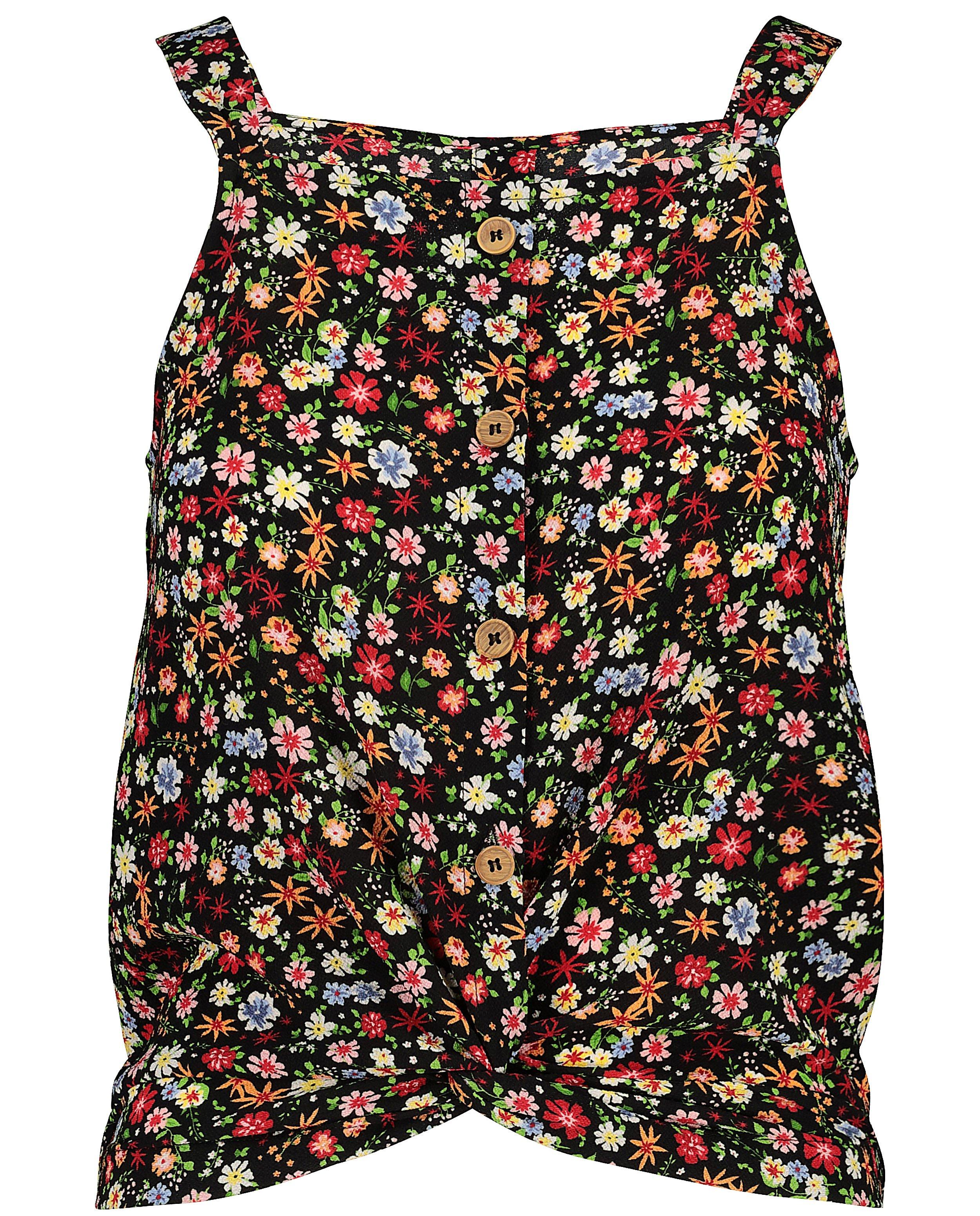 Zwarte top met print - allover - Groggy