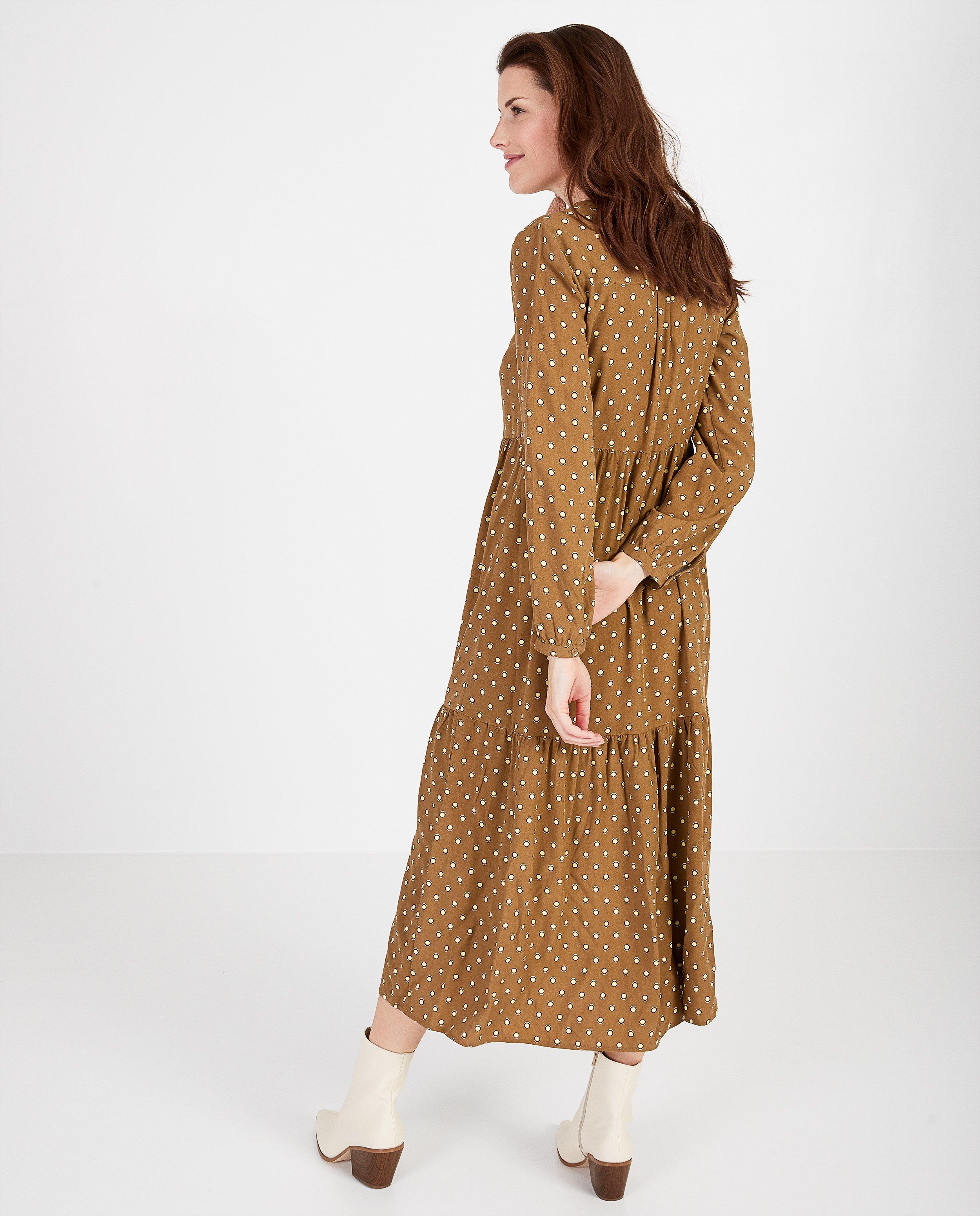 Robes - Robe brune à pois Youh!