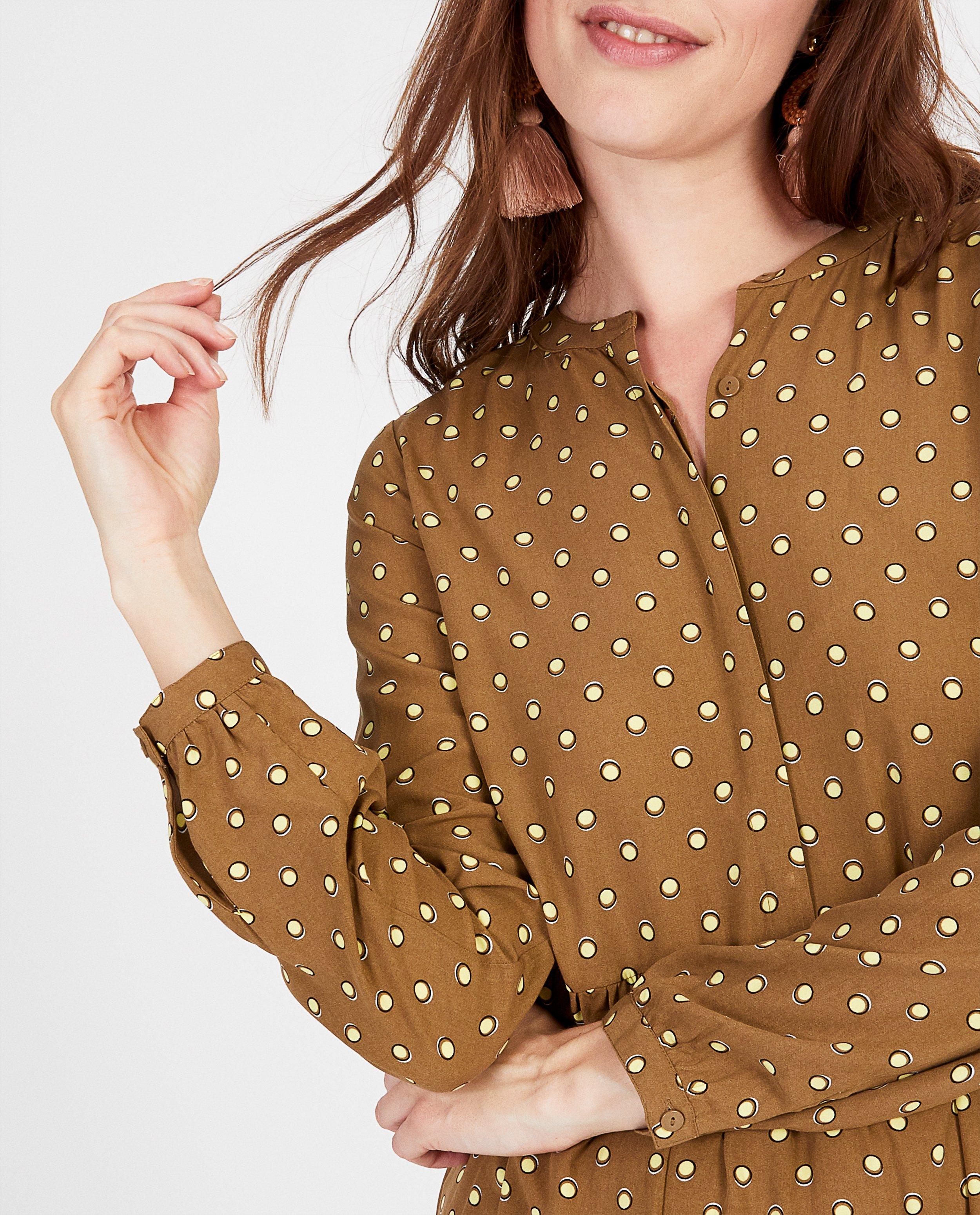 Robes - Robe brune à pois Youh!