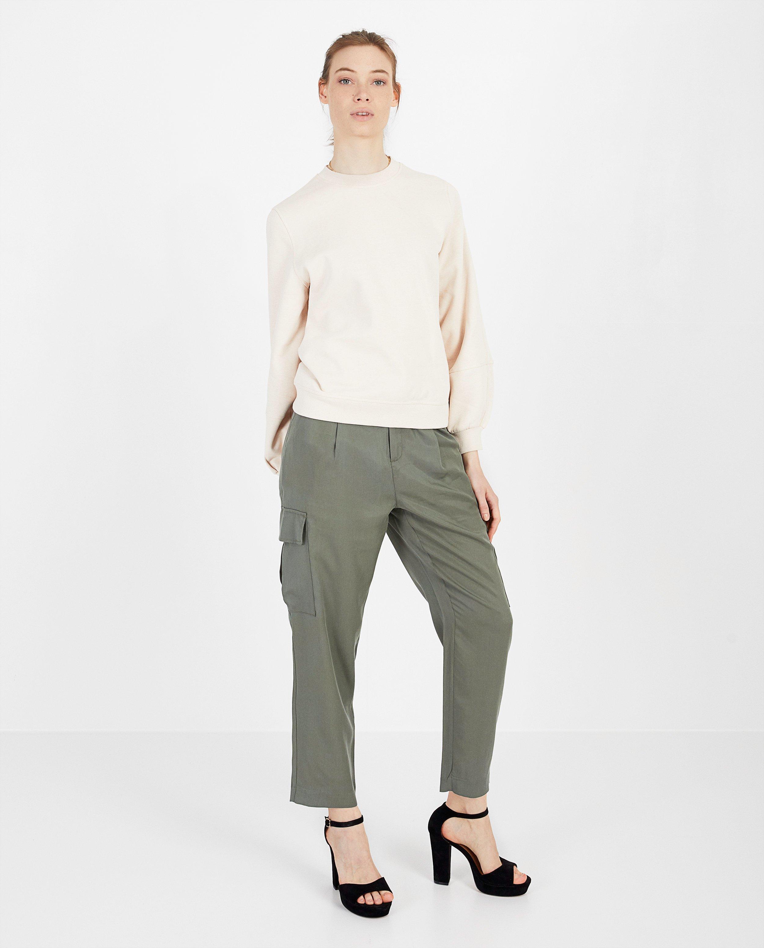 Beige sweater - effen - Eksept