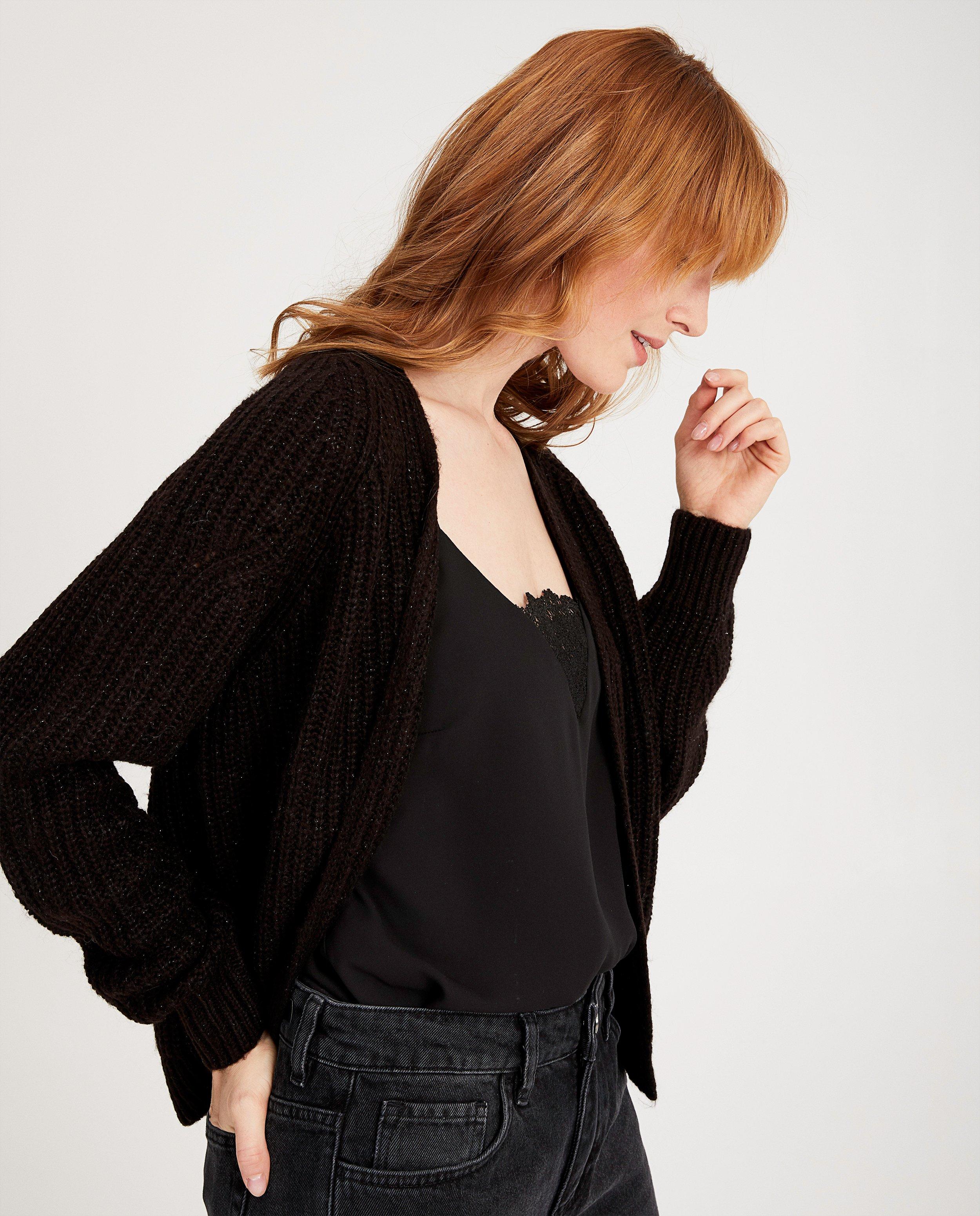 Cardigans - Cardigan met metaaldraad Sora