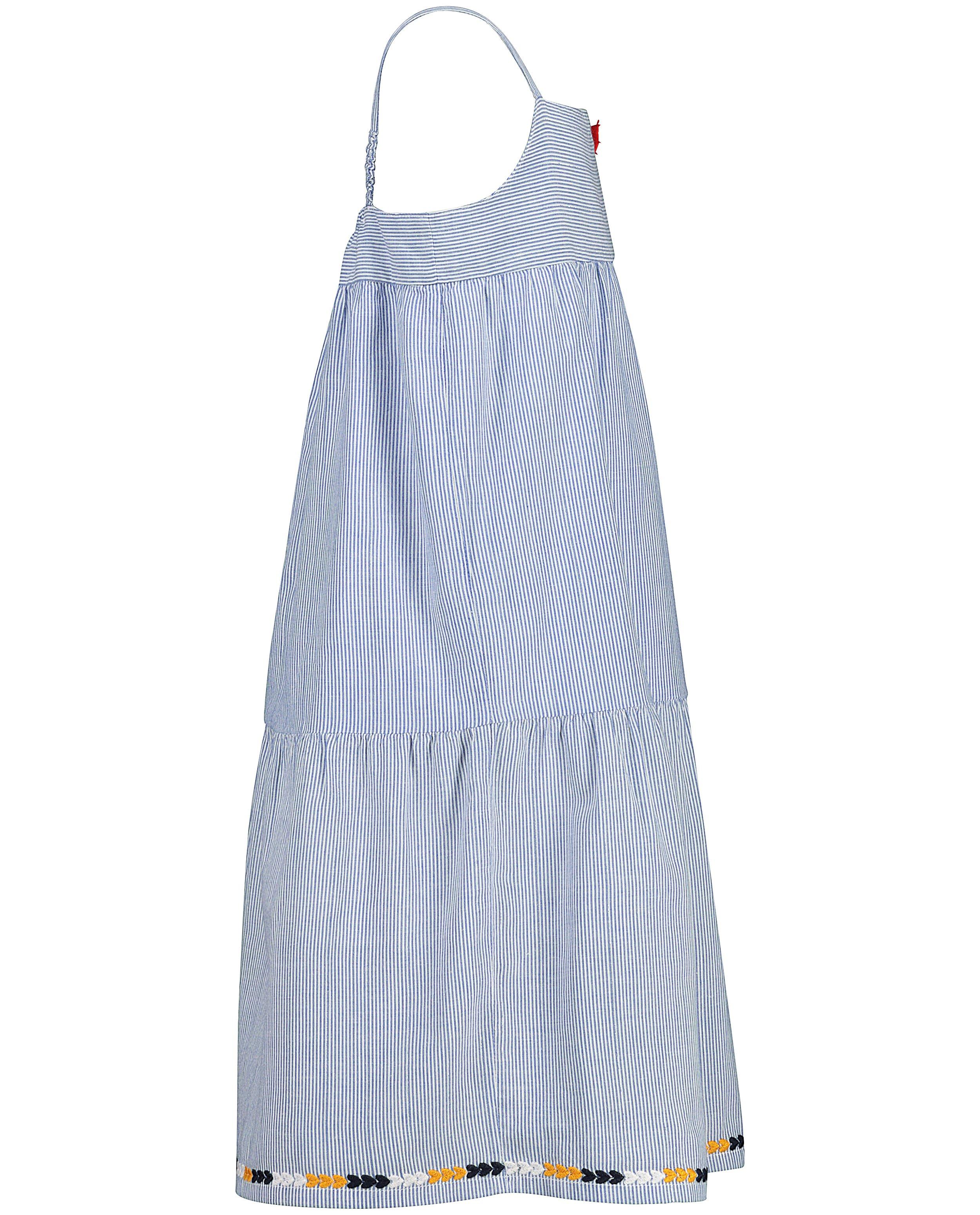 Kleedjes - blauw-wit gestreepte jurk Plop