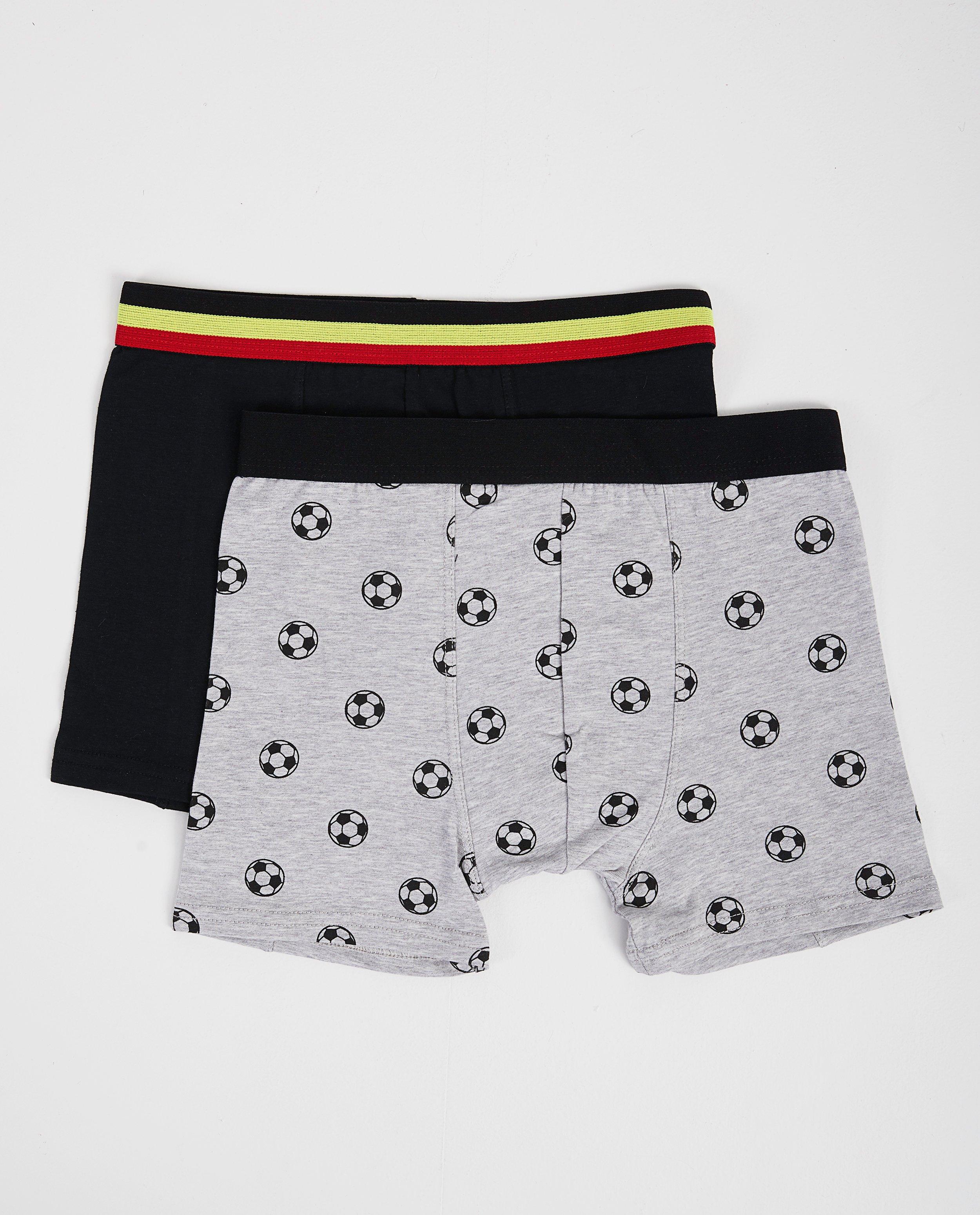 Set van 2 boxershorts - grijs en zwart - JBC