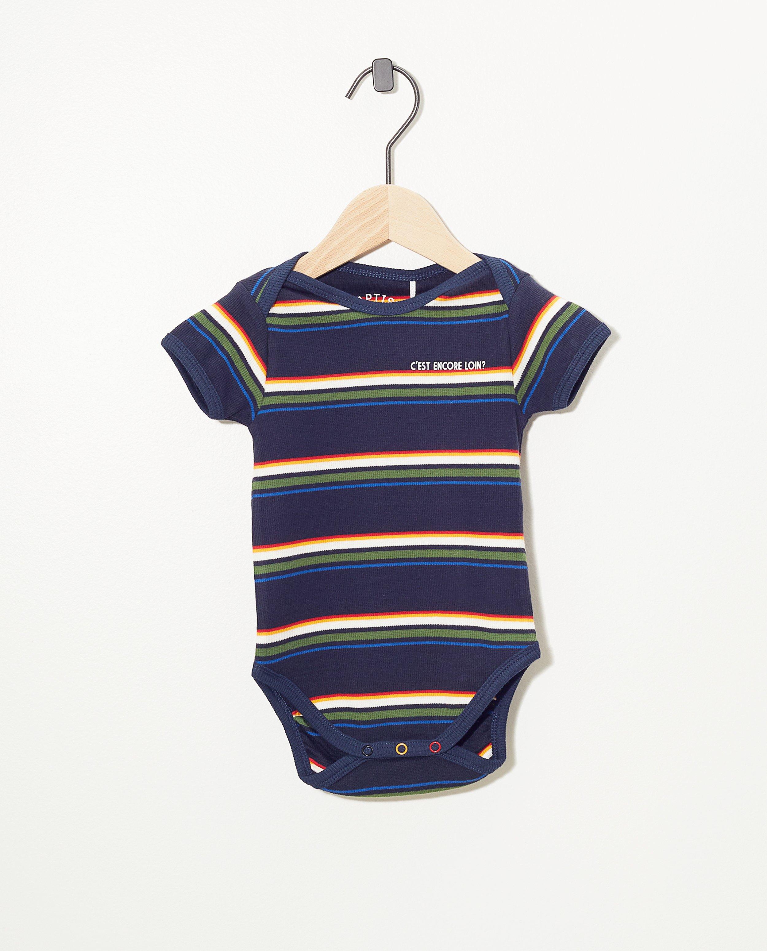 Blauwe romper met strepen (FR) - Product Detail - meerkleurig - afbeelding nummer 1