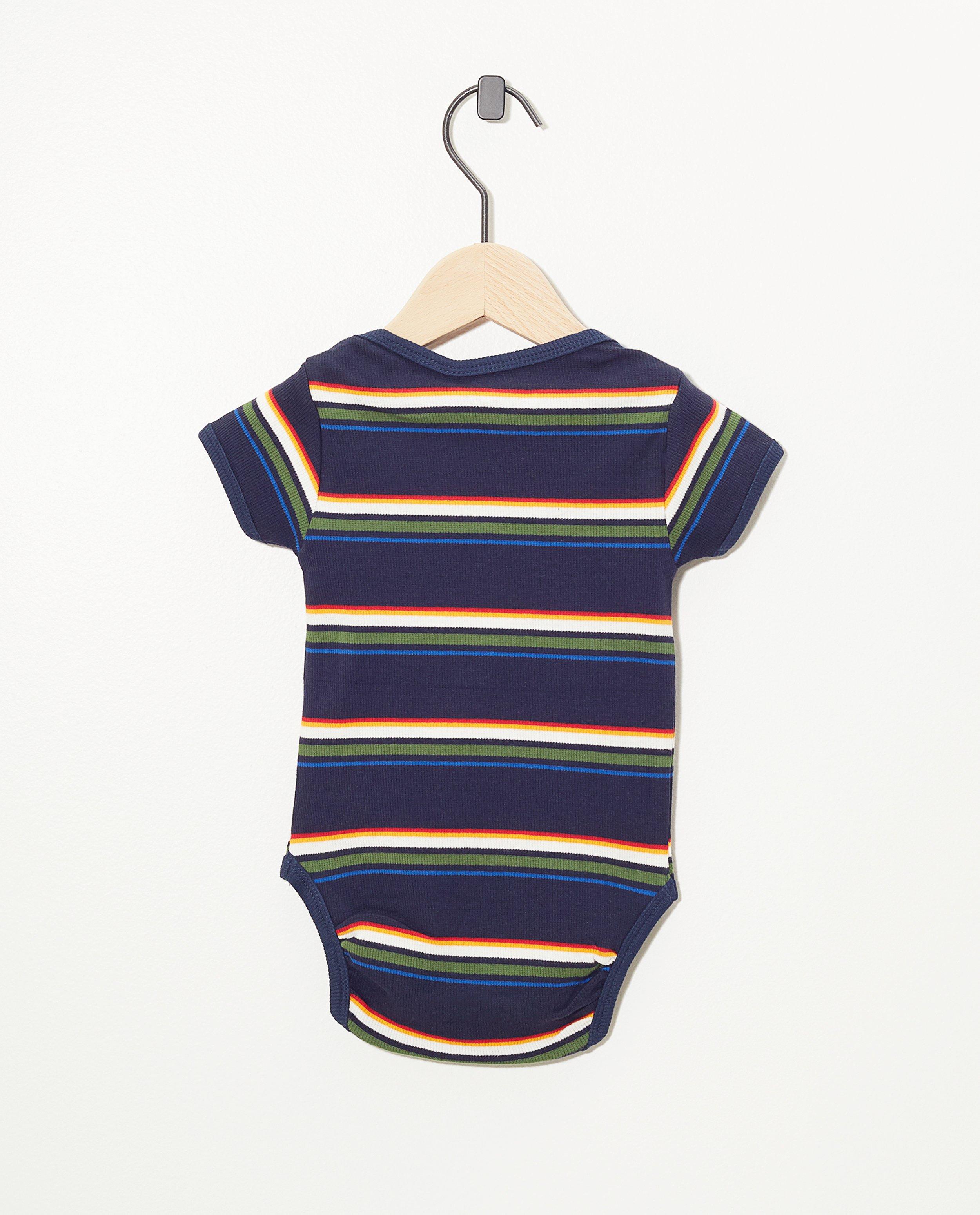 Blauwe romper met strepen (FR) - Product Detail - meerkleurig - afbeelding nummer 2