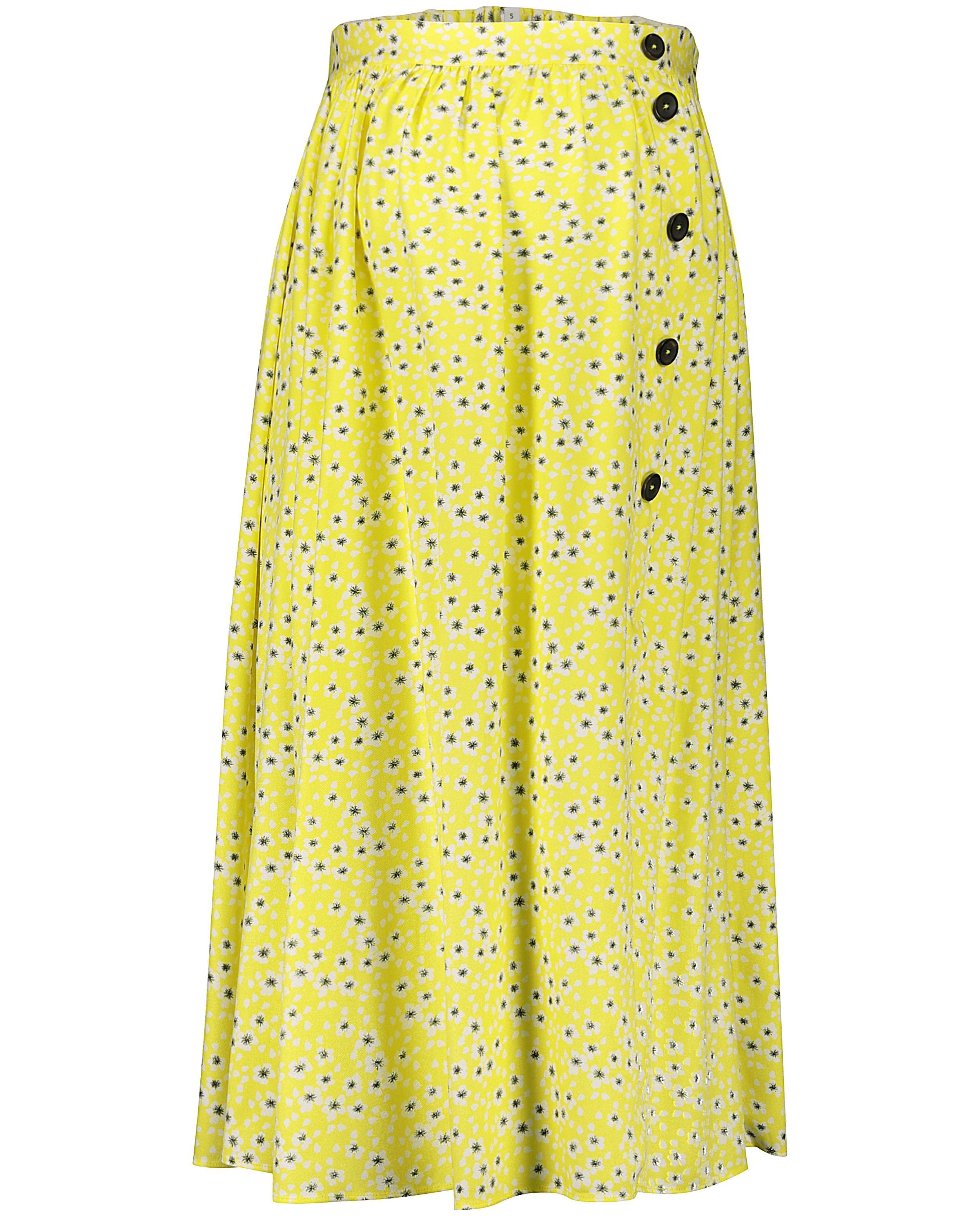 Gele maxi-rok met print JoliRonde - zwangerschap - Joli Ronde