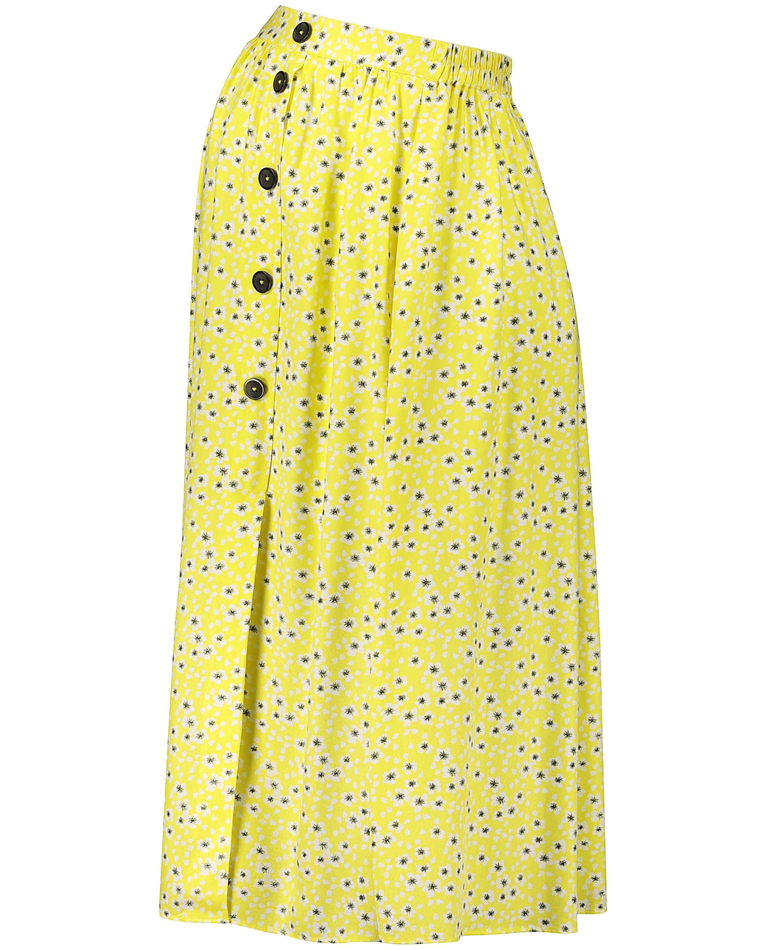 Rokken - Gele maxi-rok met print JoliRonde
